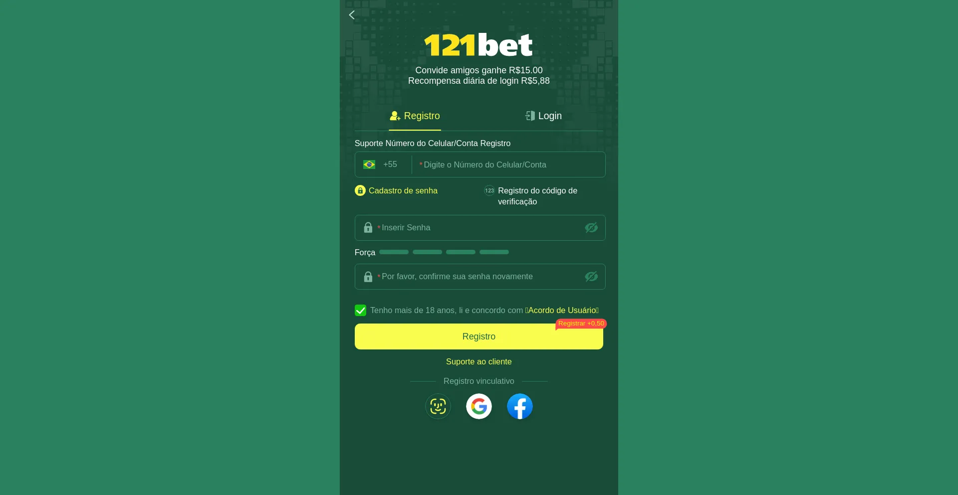 Website screenshot of 121bet444.com