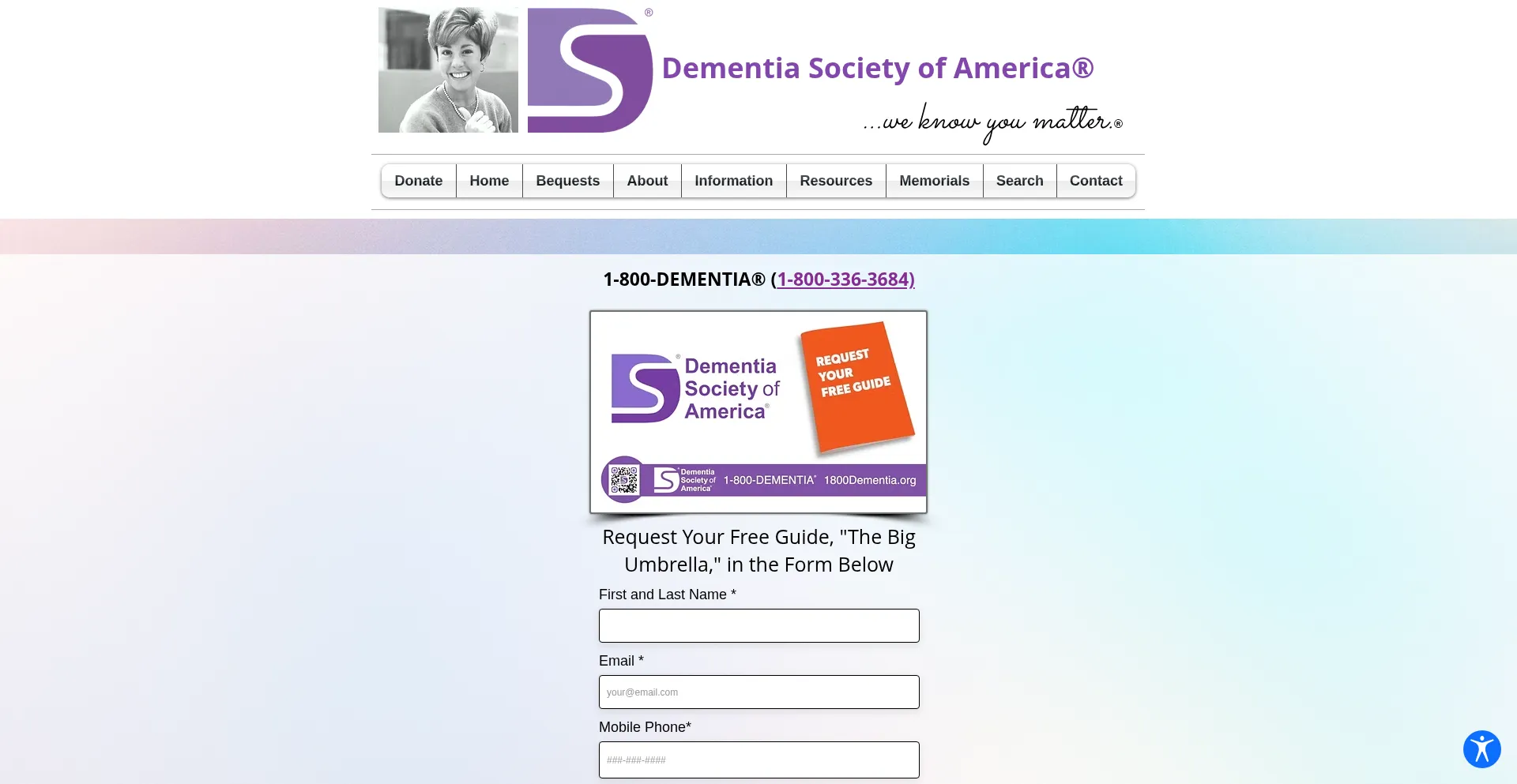 1800dementia.org Screenshot