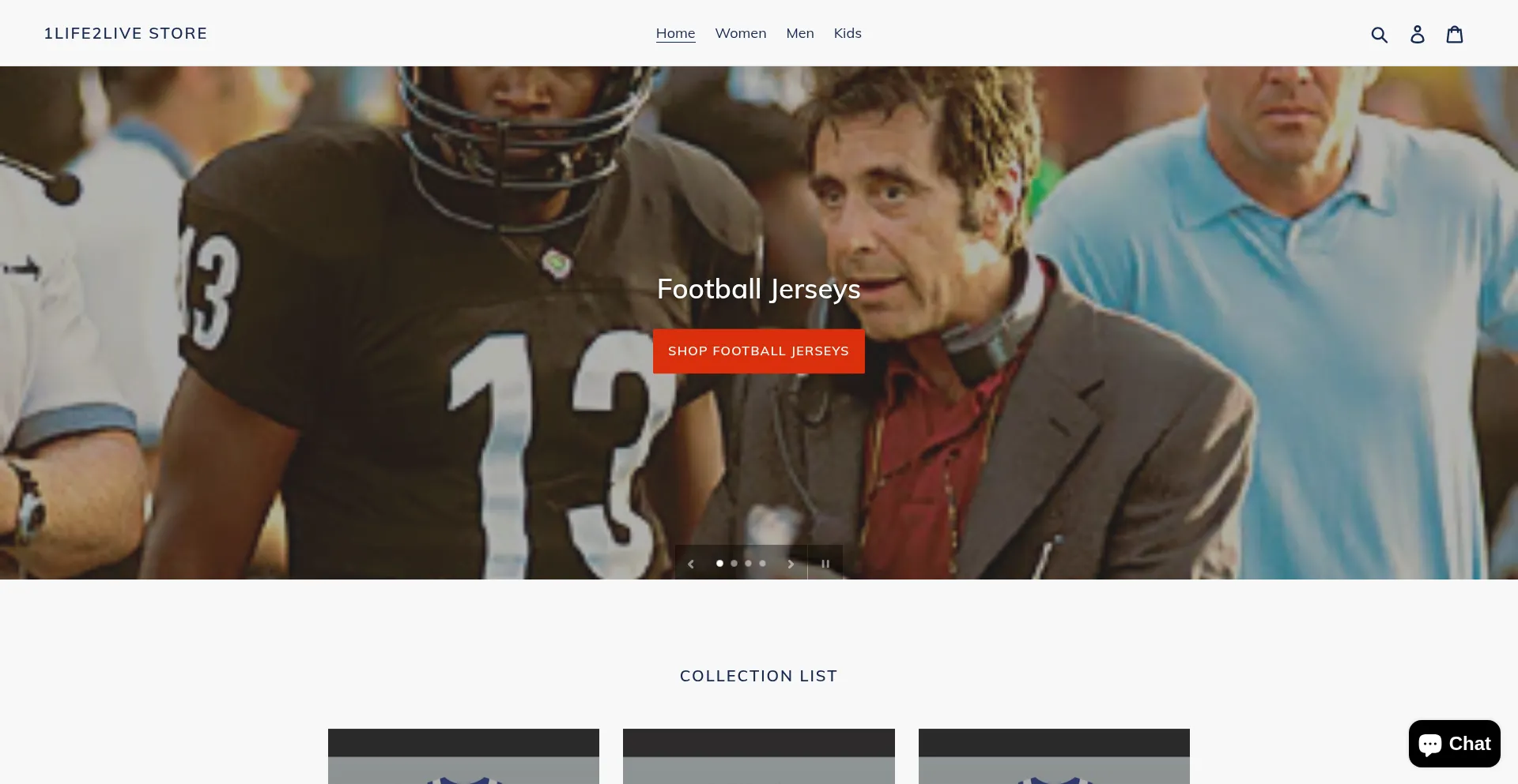 1life2liveshop.com Screenshot