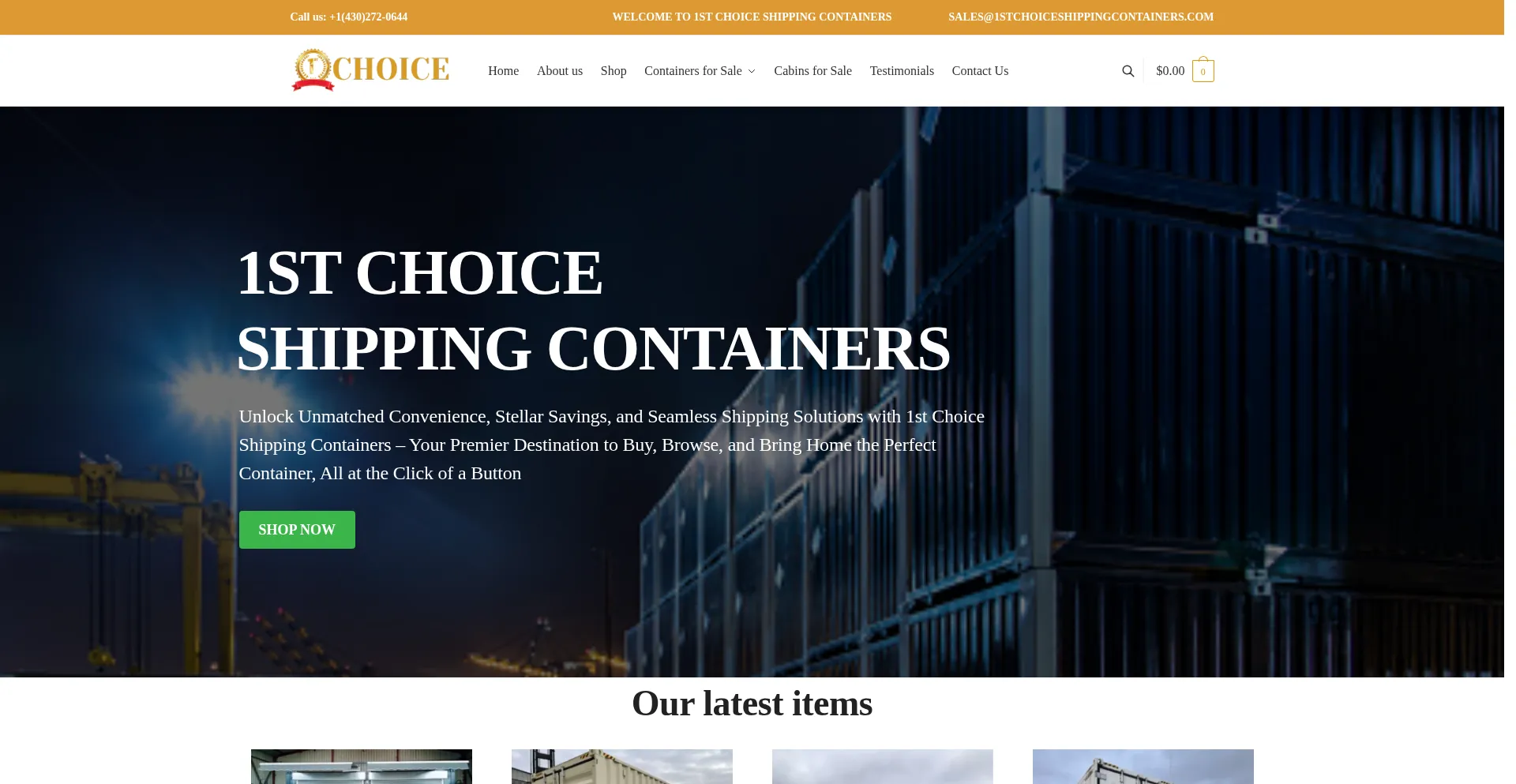Is 1stchoiceshippingcontainers.com Safe?