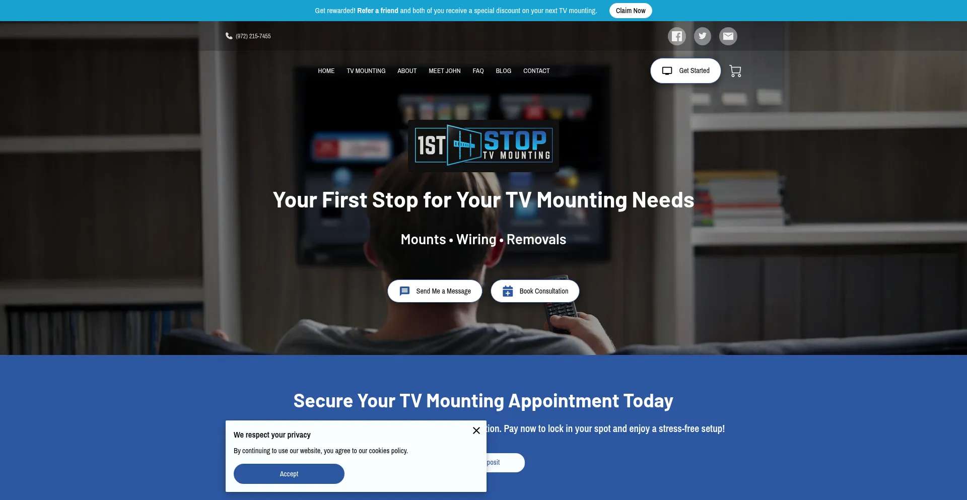 1ststoptvmounting.com Screenshot