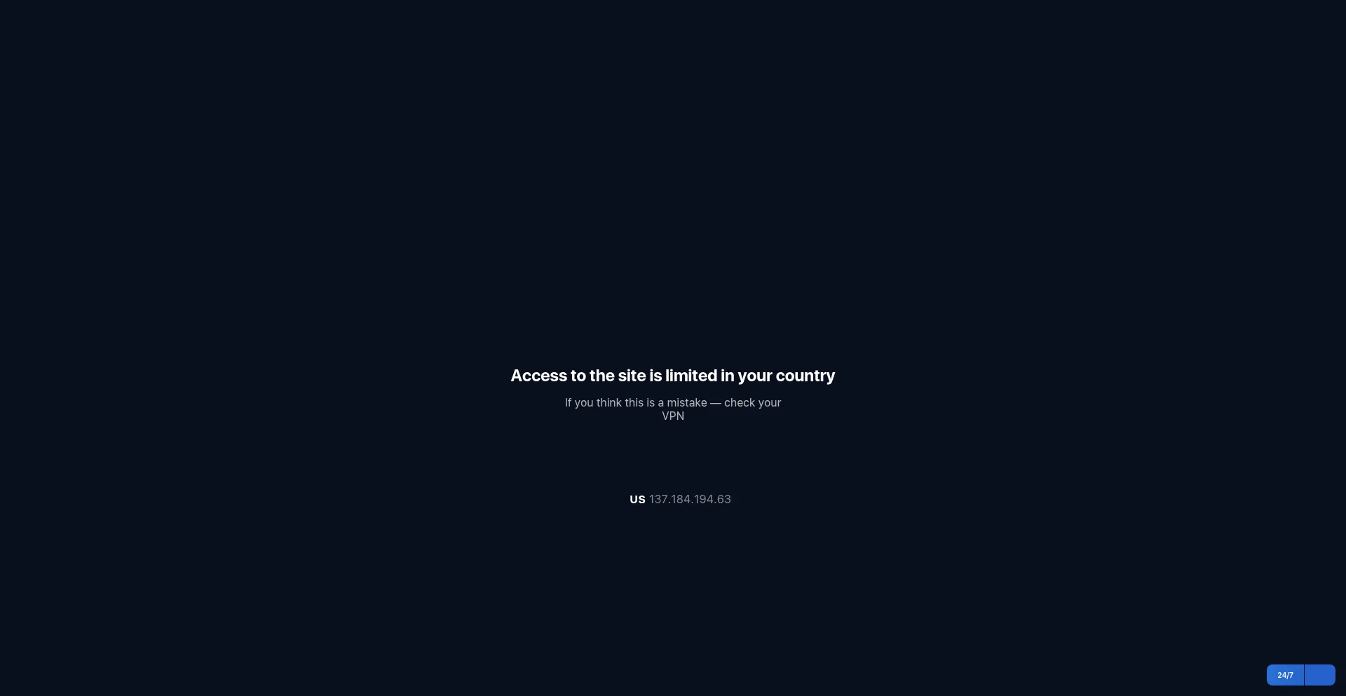 Website screenshot of 1winvi.com