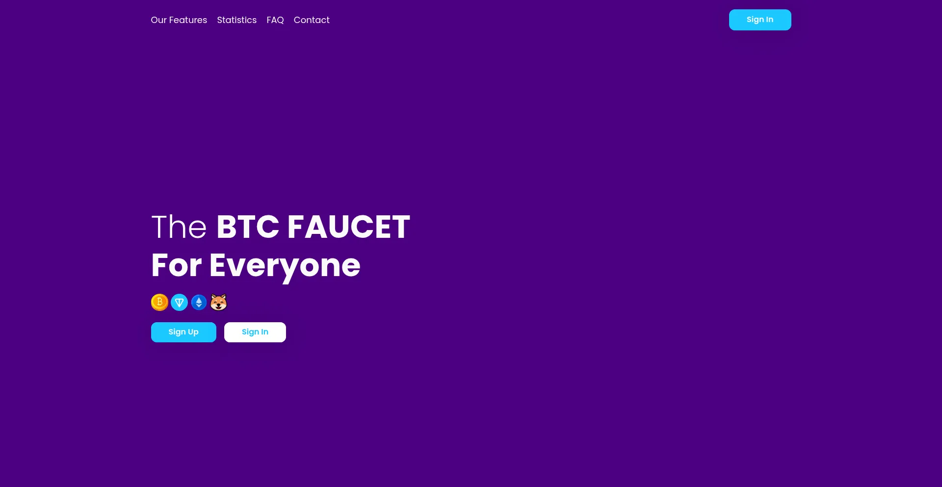 Website screenshot of 1xbitcoins.com
