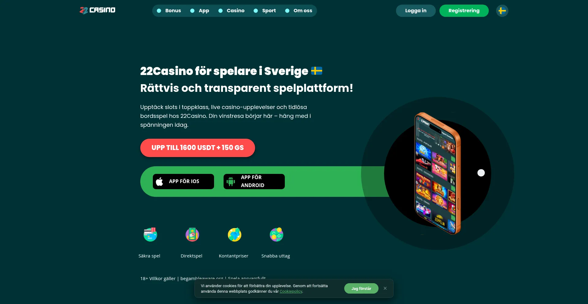 22casinos.se