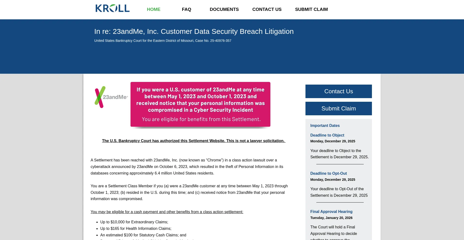 23andmedatasettlement.com
