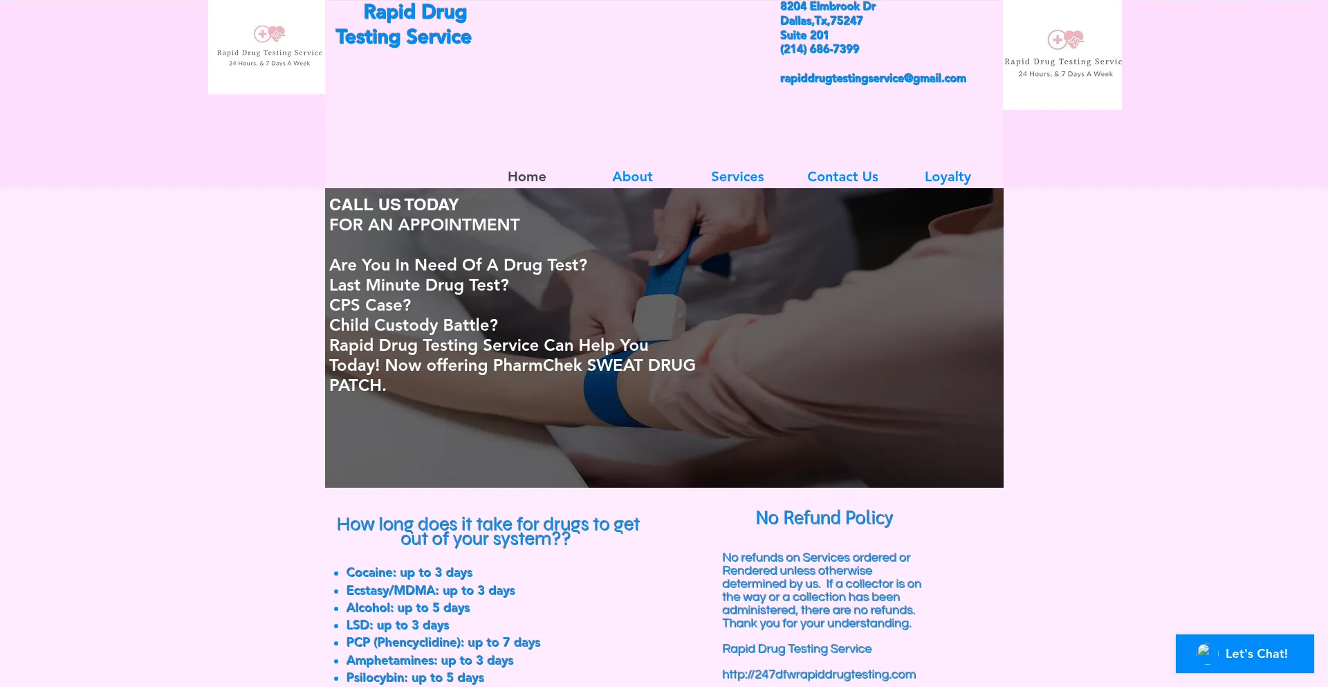 Is 247dfwrapiddrugtesting.com Safe?