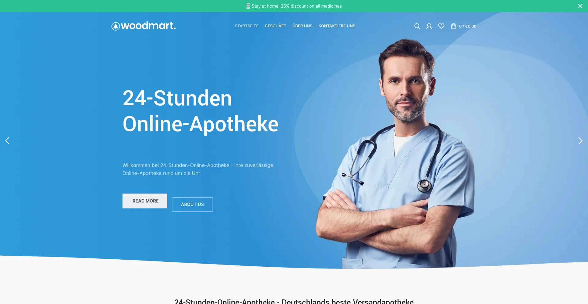 Website screenshot of 24-stunden-online-apotheke.com