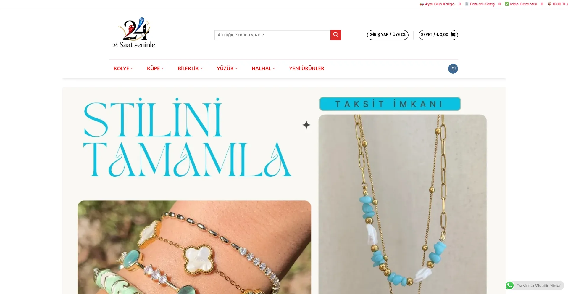 24saatseninle.com Screenshot