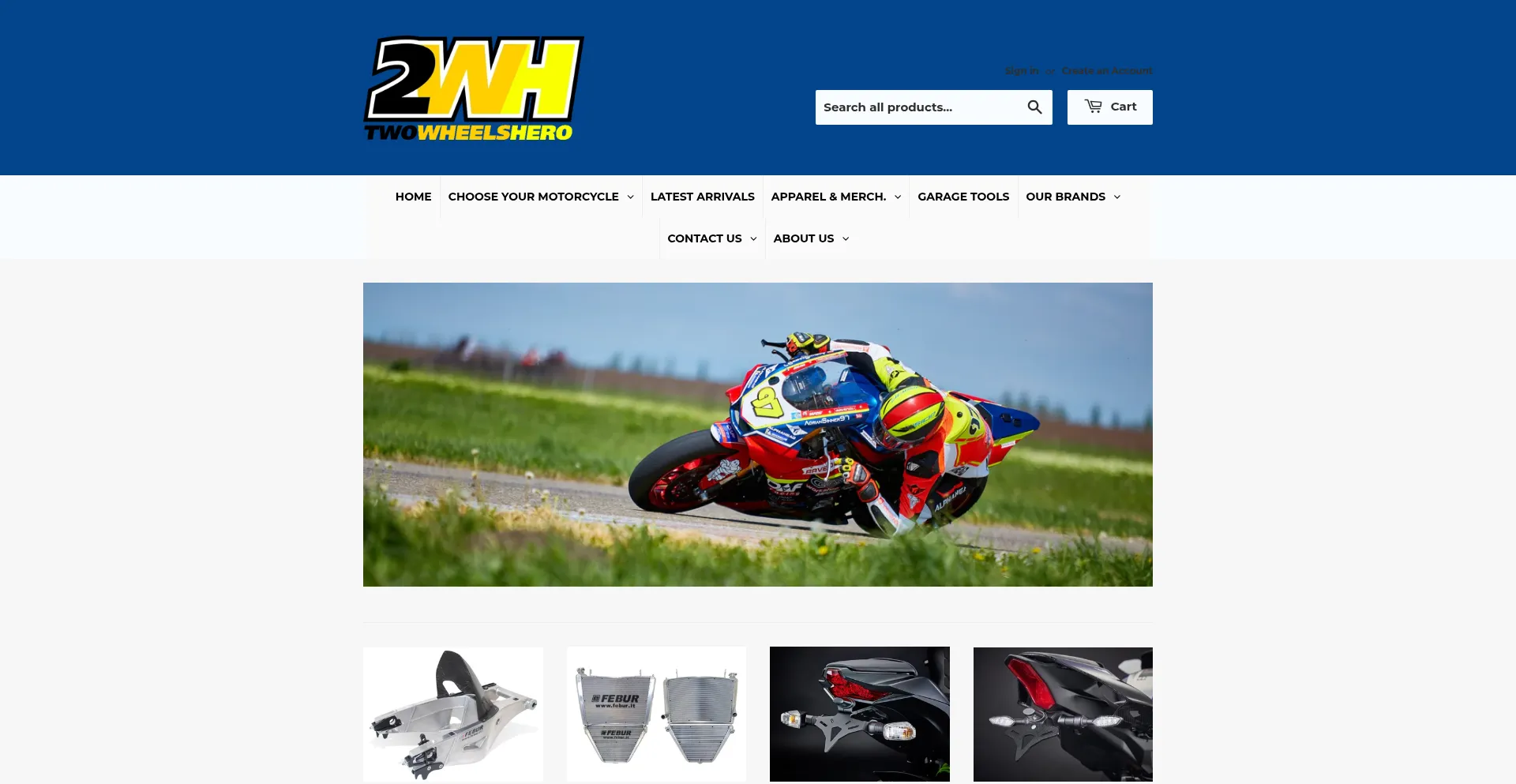 2wheelshero.com Screenshot