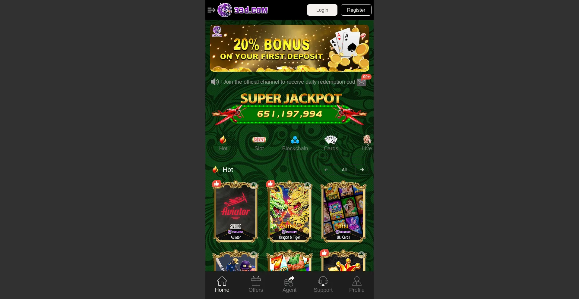33d.com Screenshot