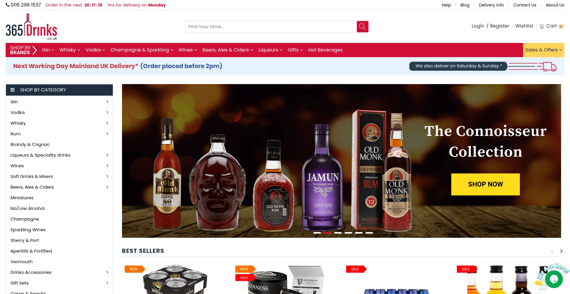 365drinks.co.uk Screenshot
