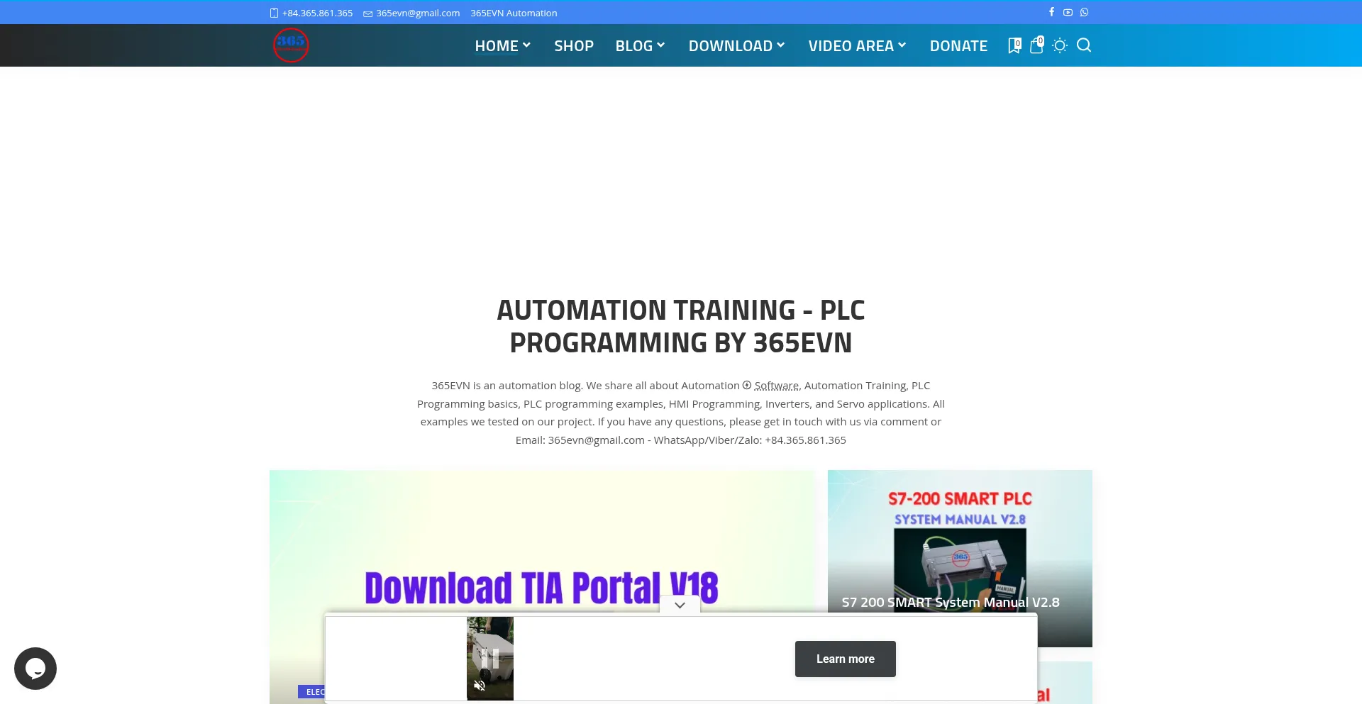 Website screenshot of 365electricalvn.com