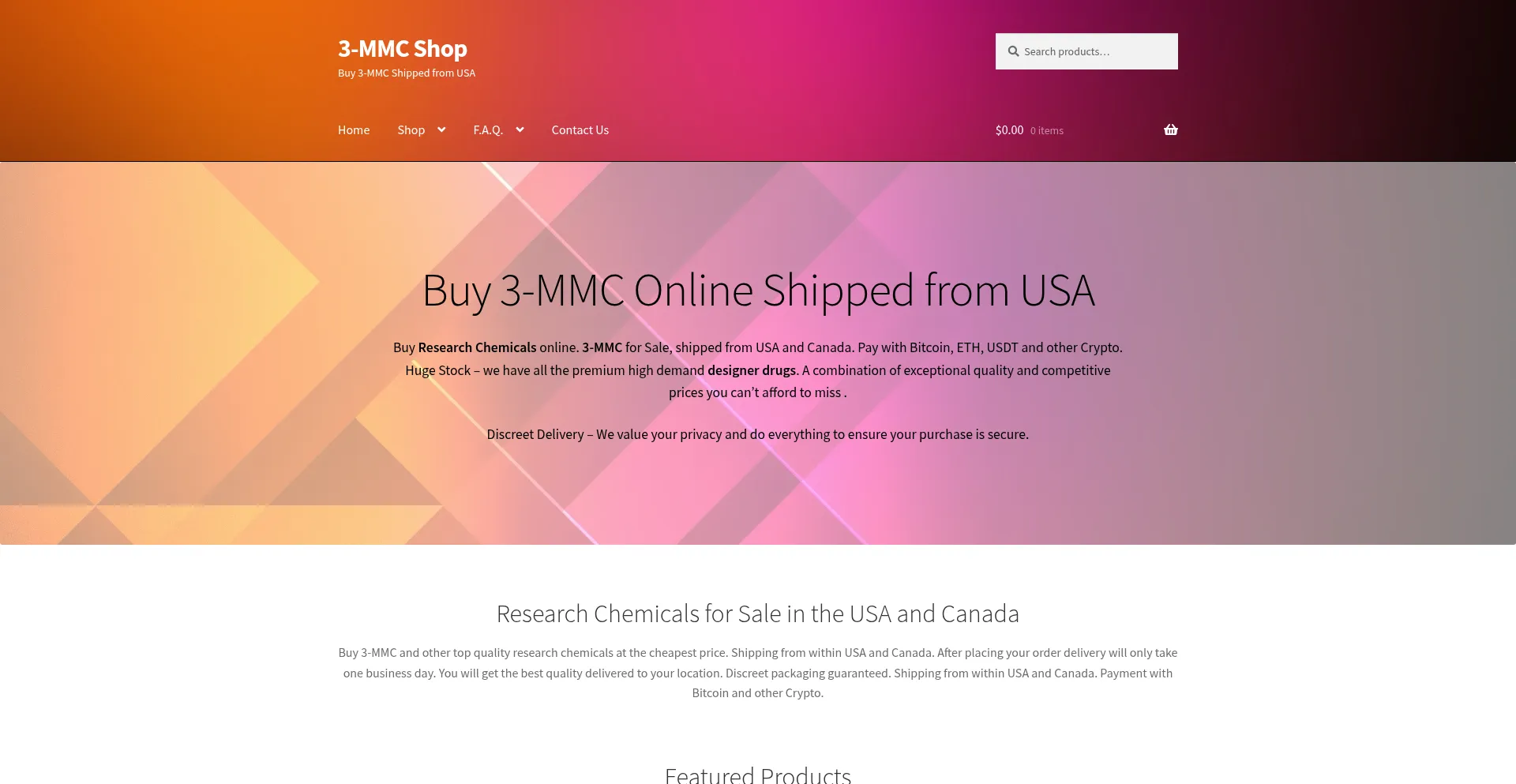 Website screenshot of 3mmcus.com