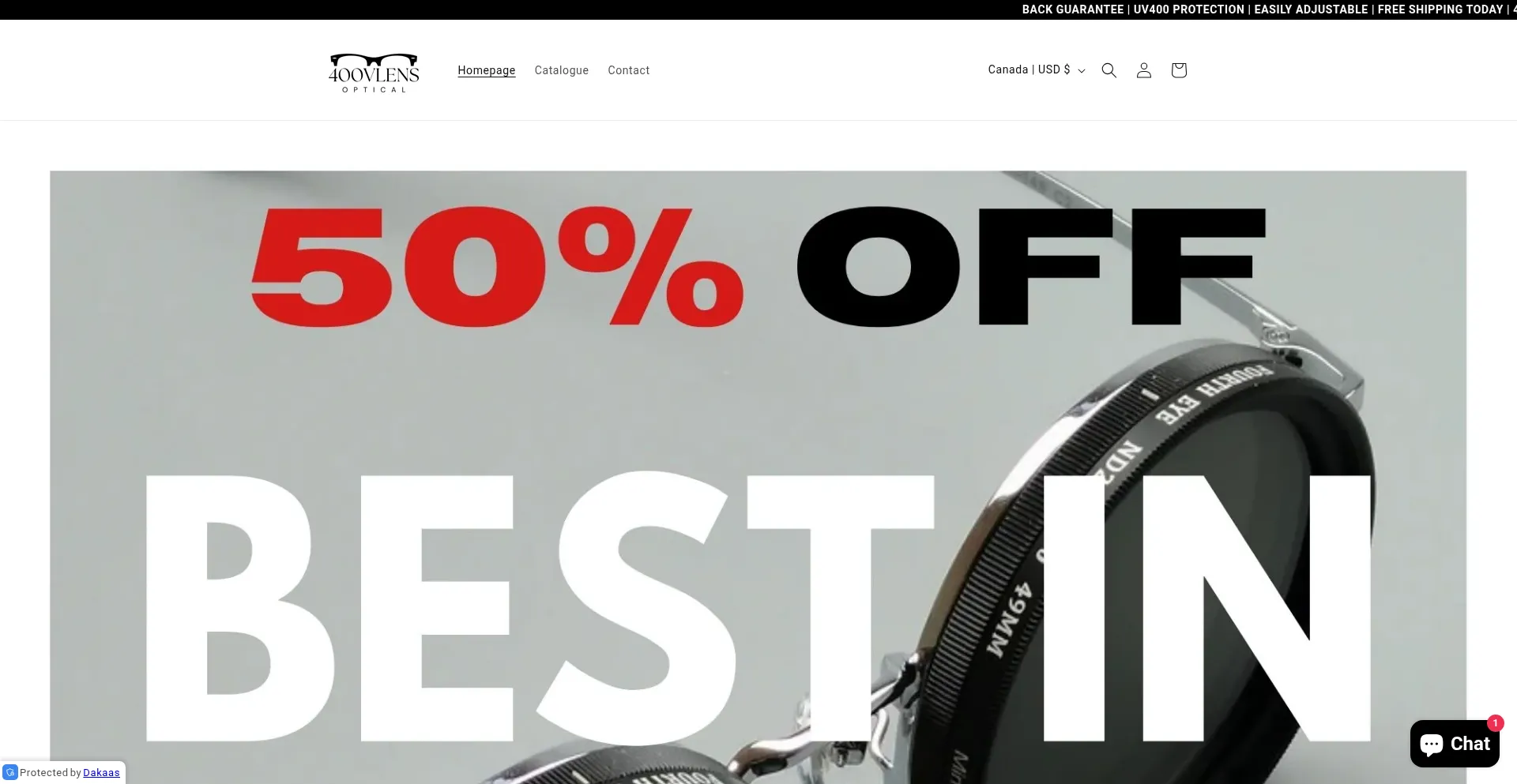 400vlens.com Screenshot