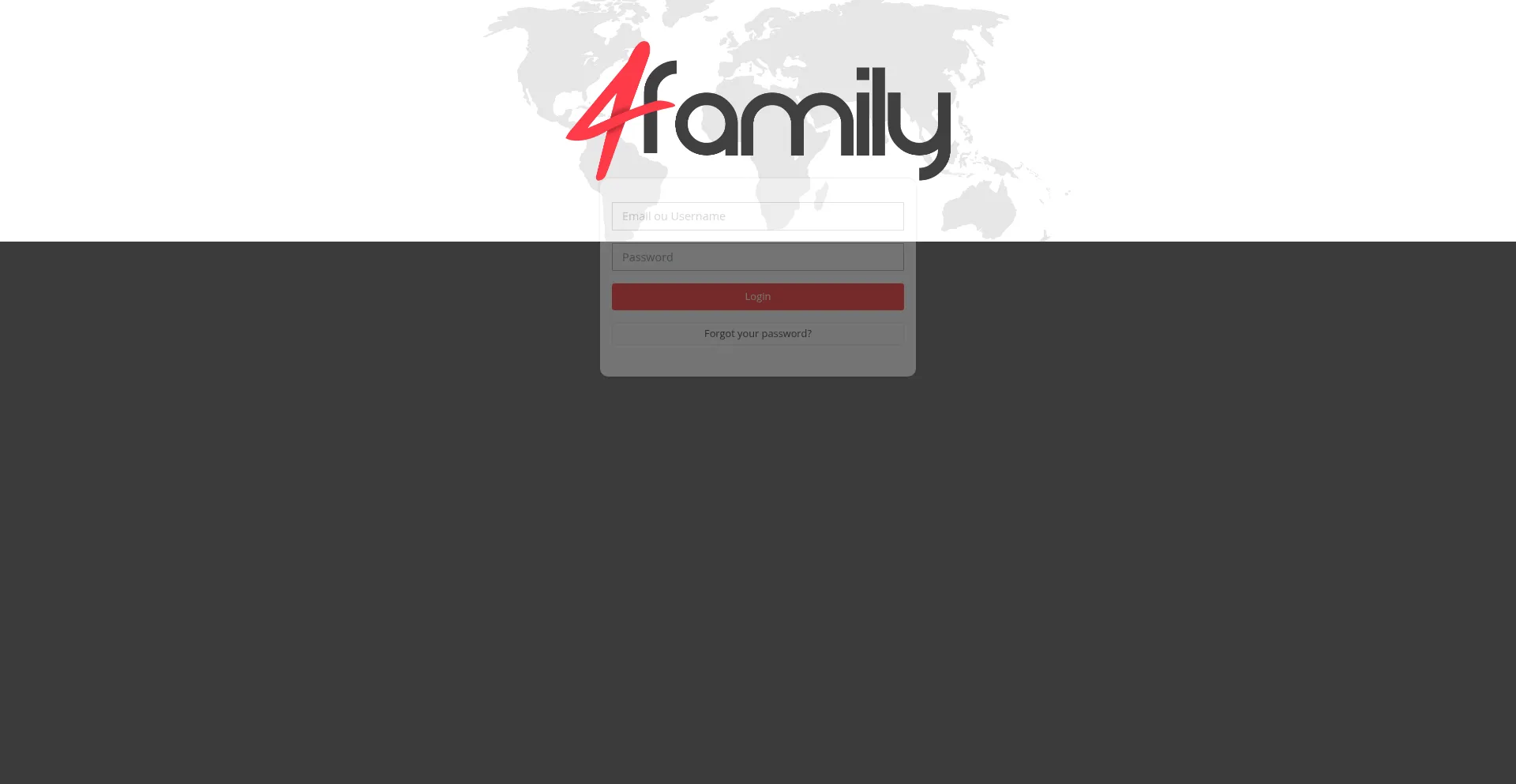 Website screenshot of 4familyglobal.com