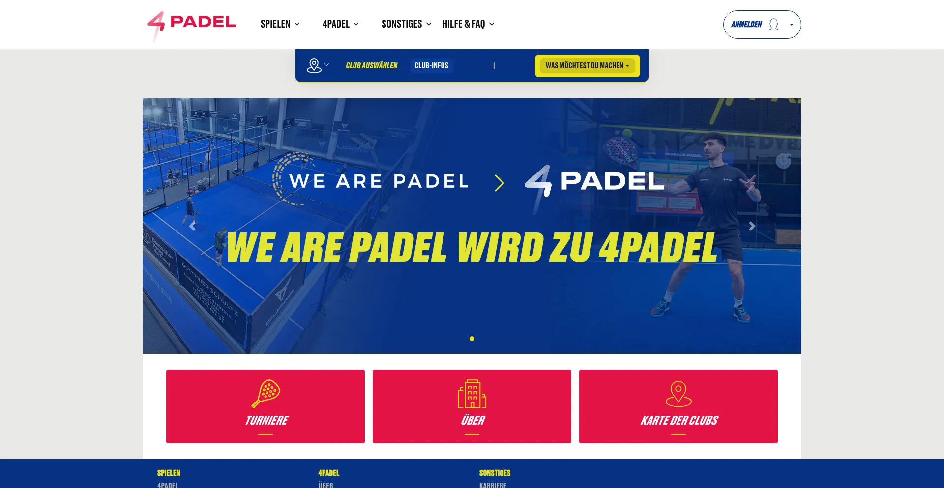 4padel.de Screenshot
