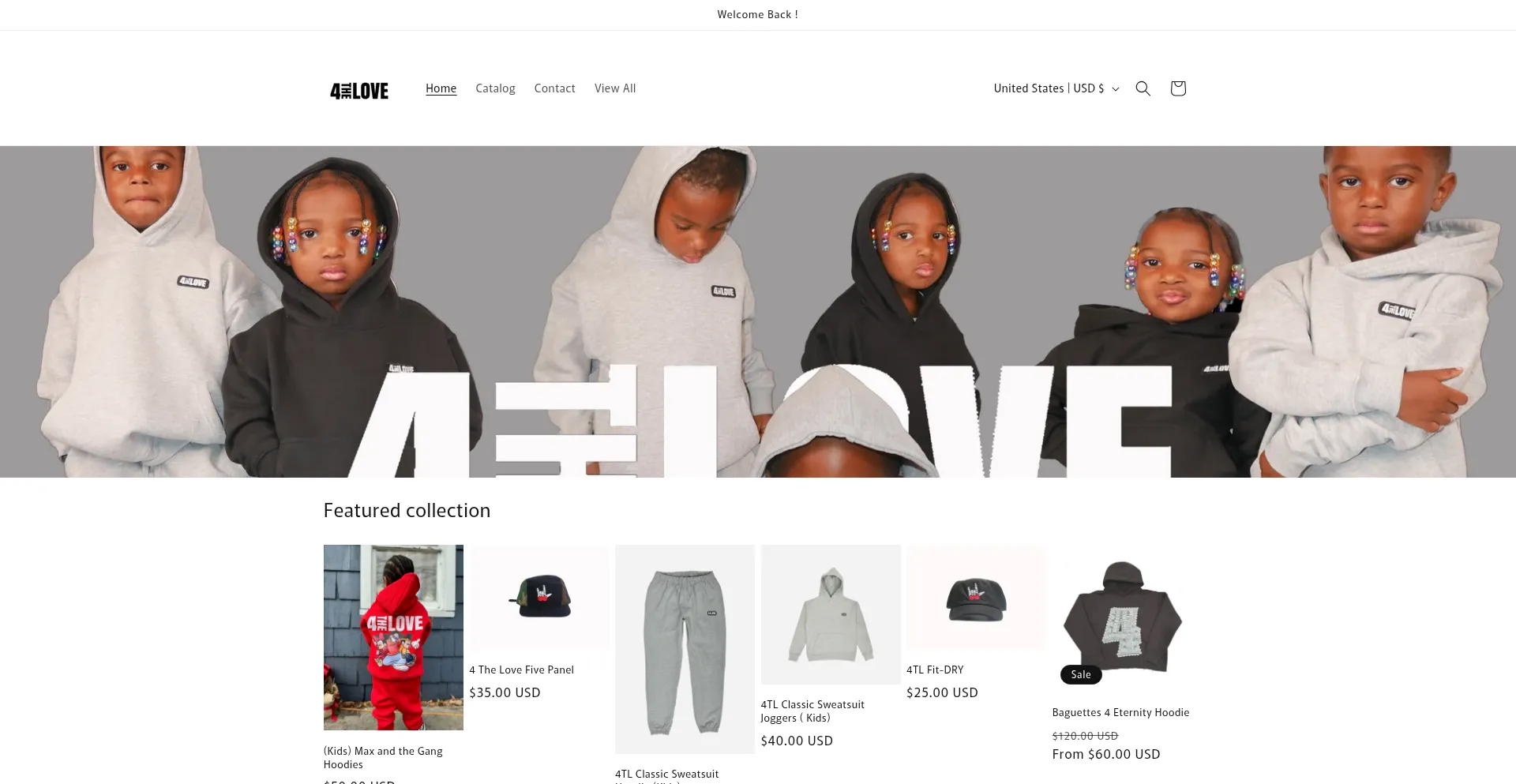 4theloveclothing.com Screenshot