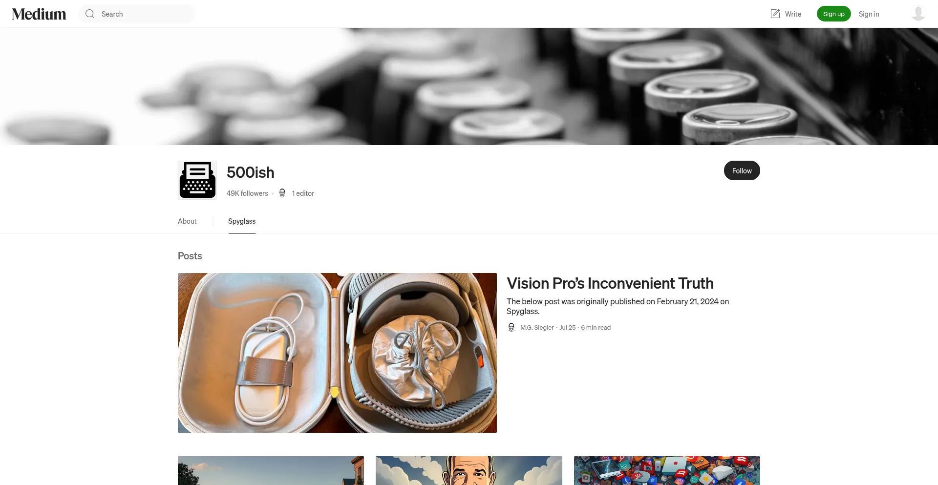 500ish.com Screenshot