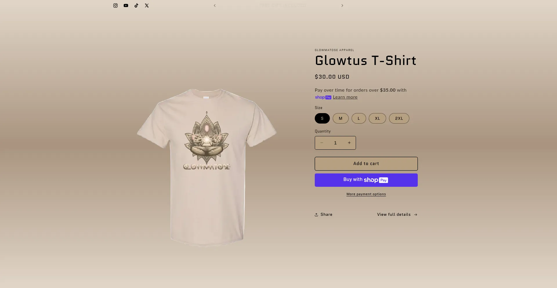 Website screenshot of 5mdbpn-s6.myshopify.com