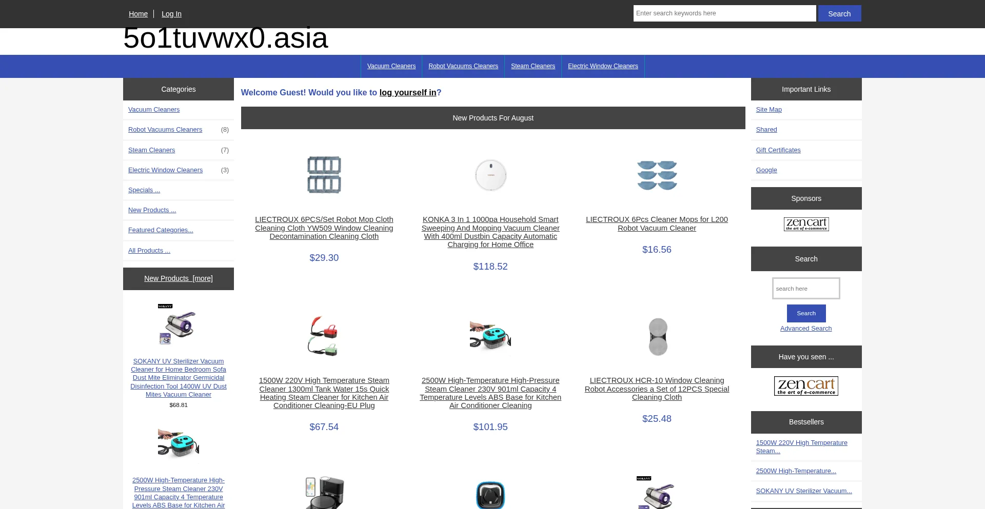 Website screenshot of 5o1tuvwx0.asia