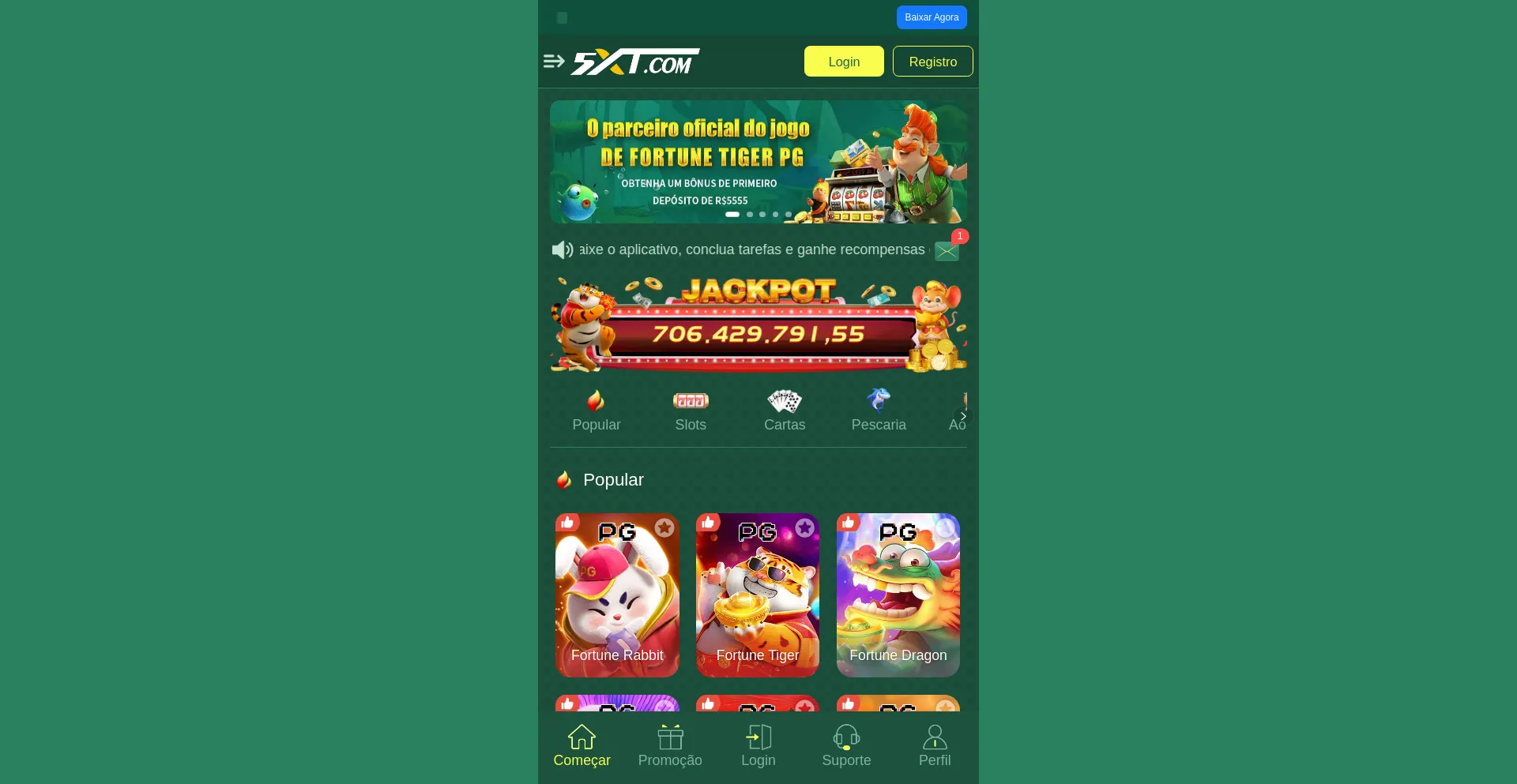 Website screenshot of 5xtbet.net