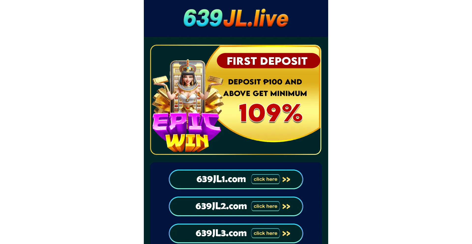 Website screenshot of 639jl1.com