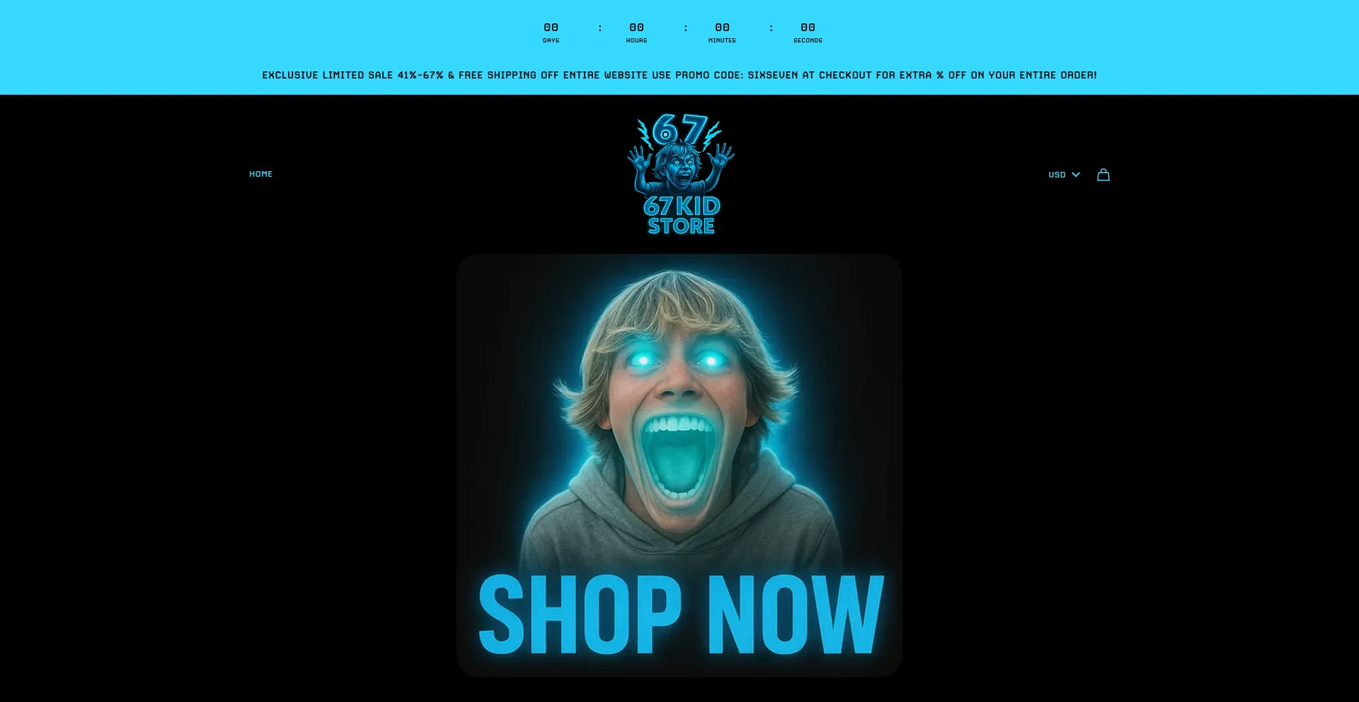 67kid-shop.fourthwall.com Screenshot