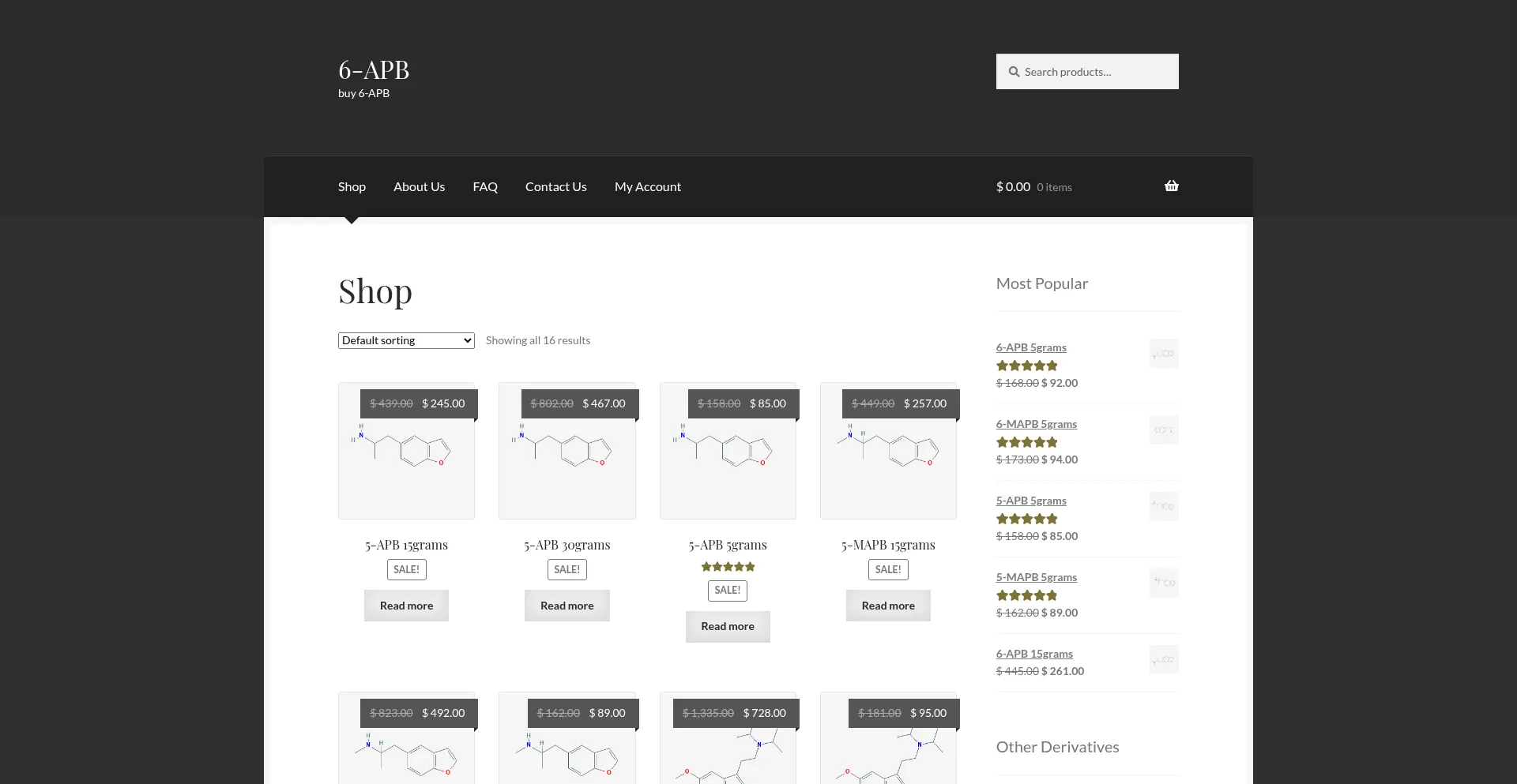 Website screenshot of 6-apb.org