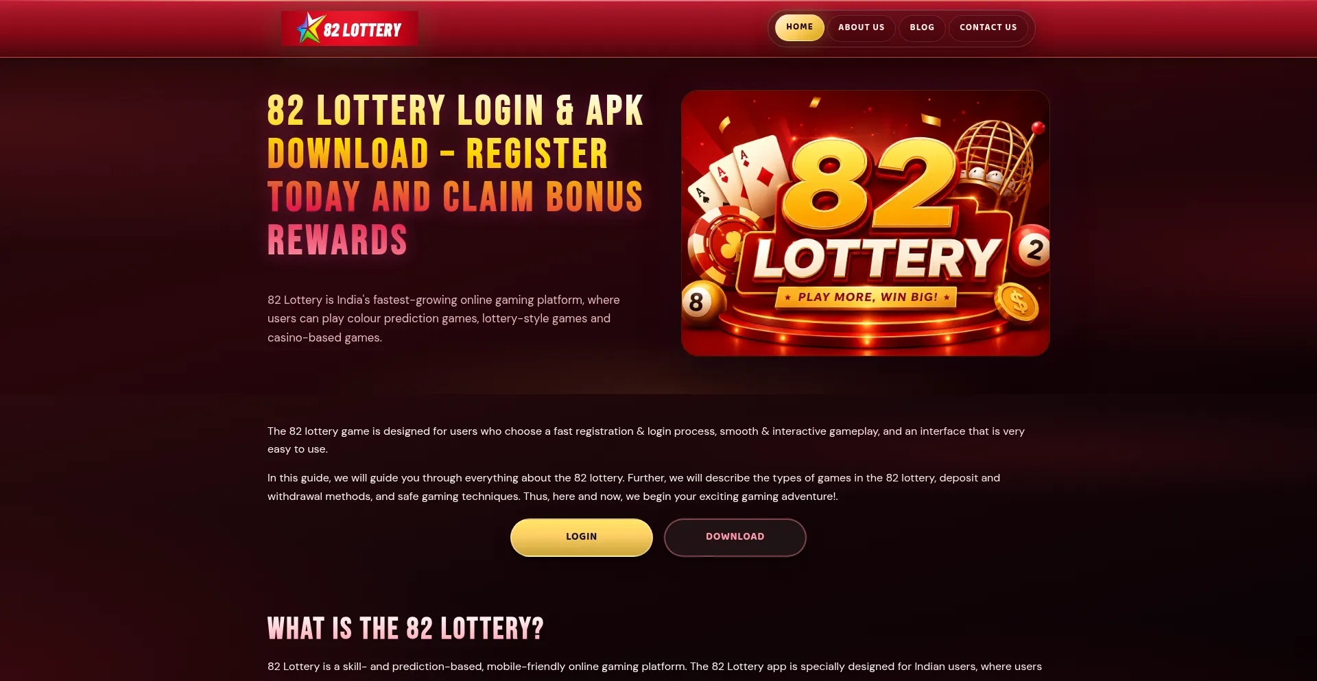 82lotteryapklogin.com