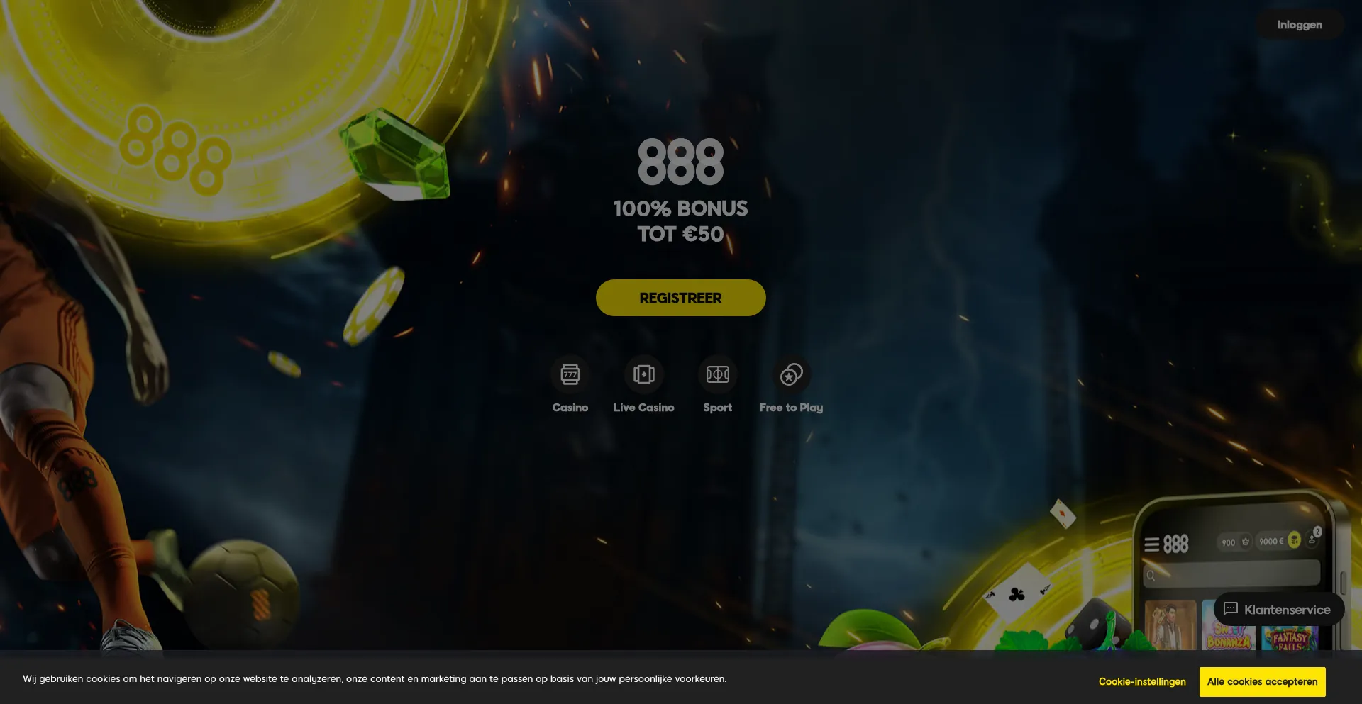 888.nl Screenshot