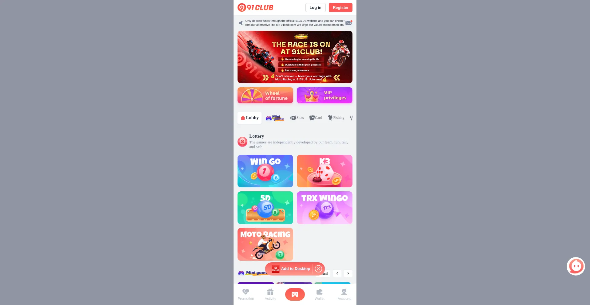 Website screenshot of 91appo.com