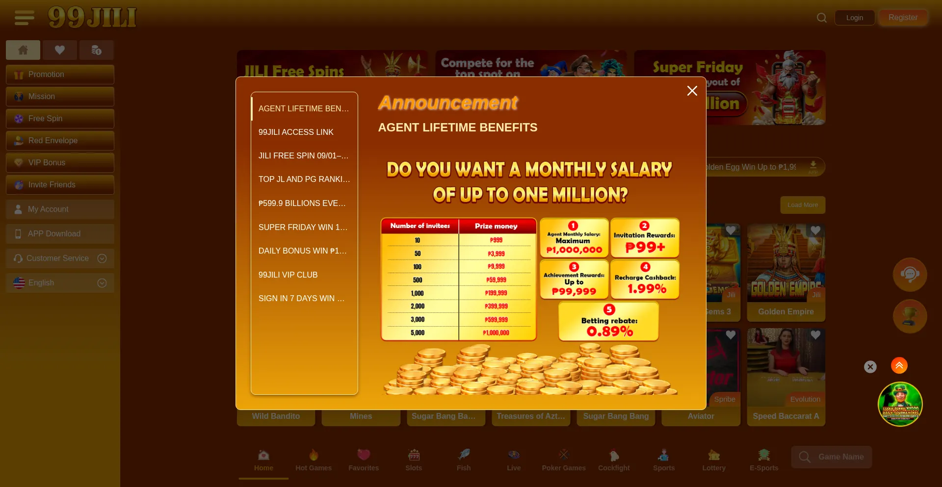 99jili01.top Screenshot