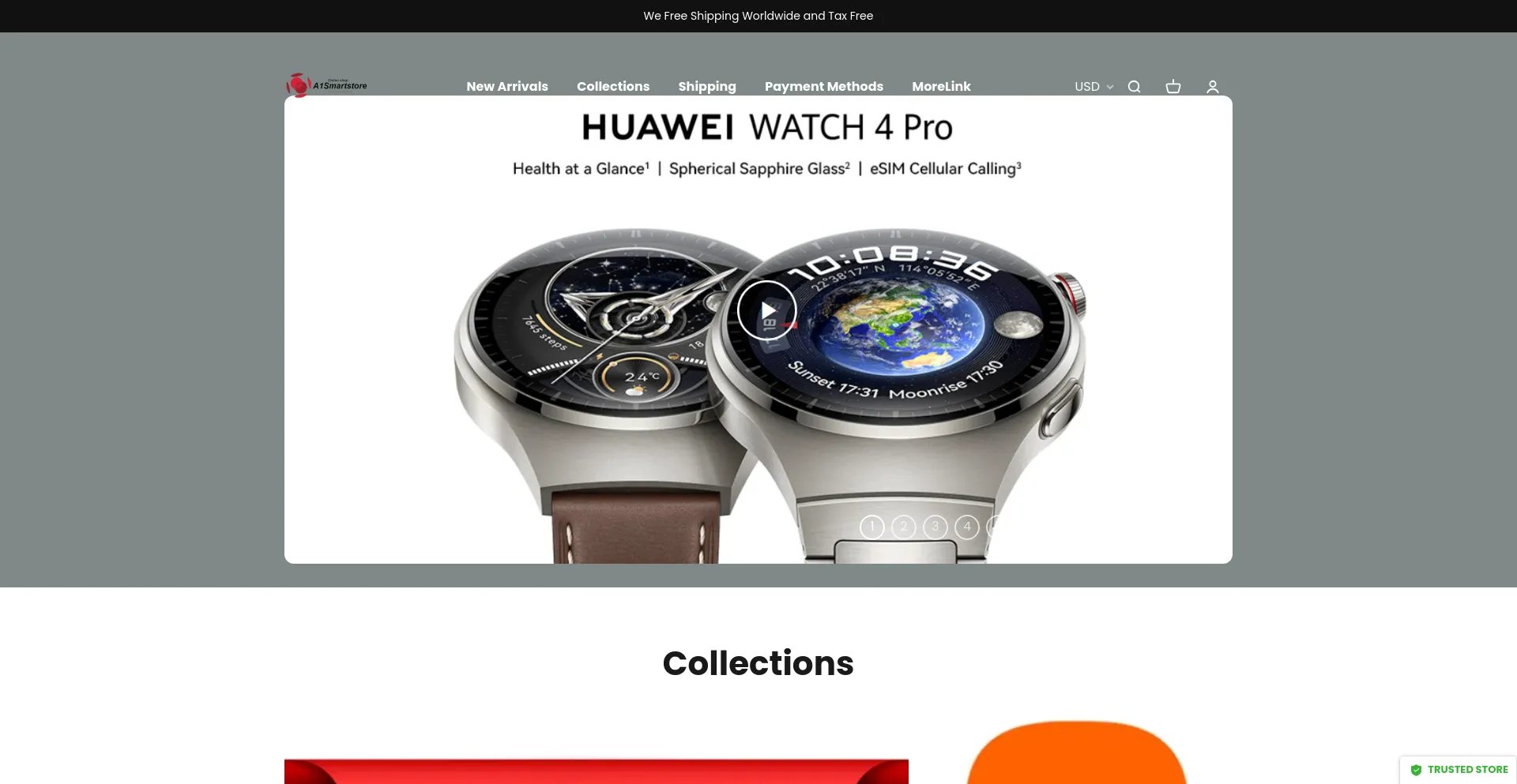 A1smartstore.com Screenshot