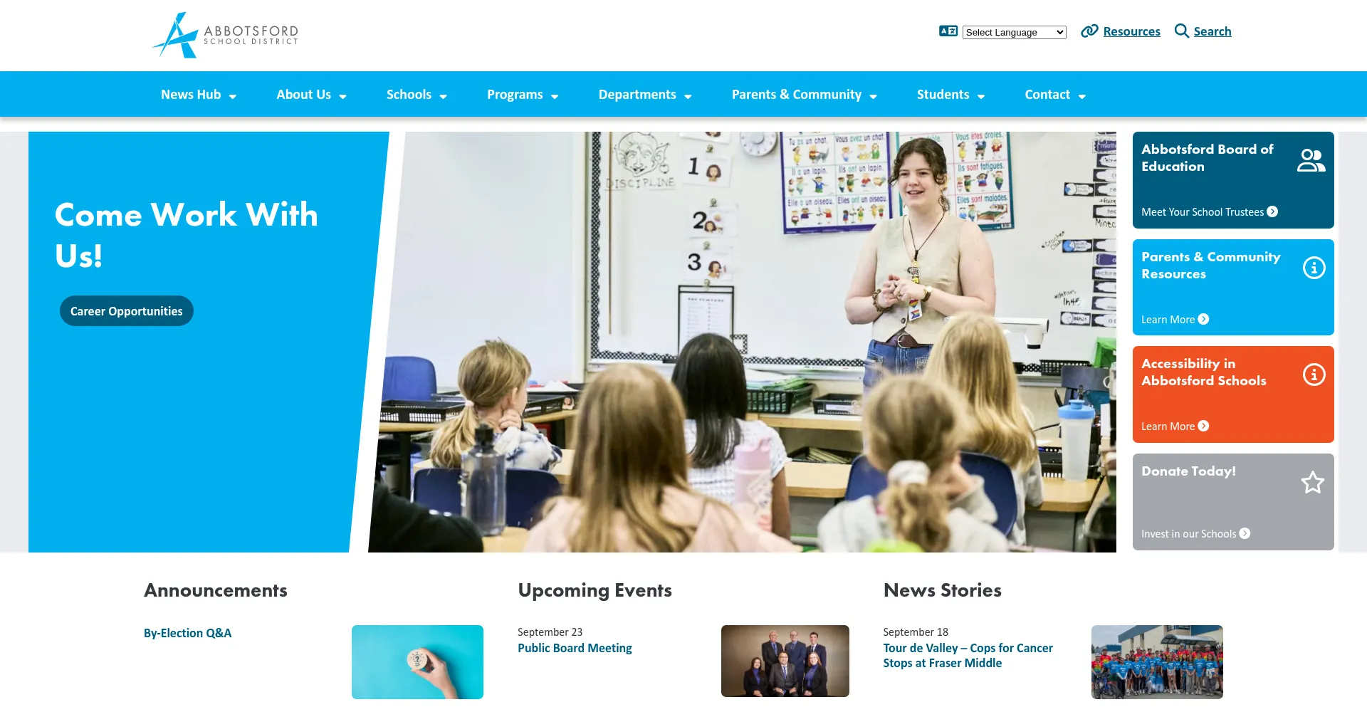 Abbyschools.ca Screenshot