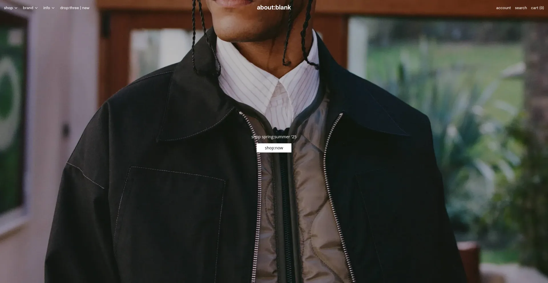 Website screenshot of About---blank.com