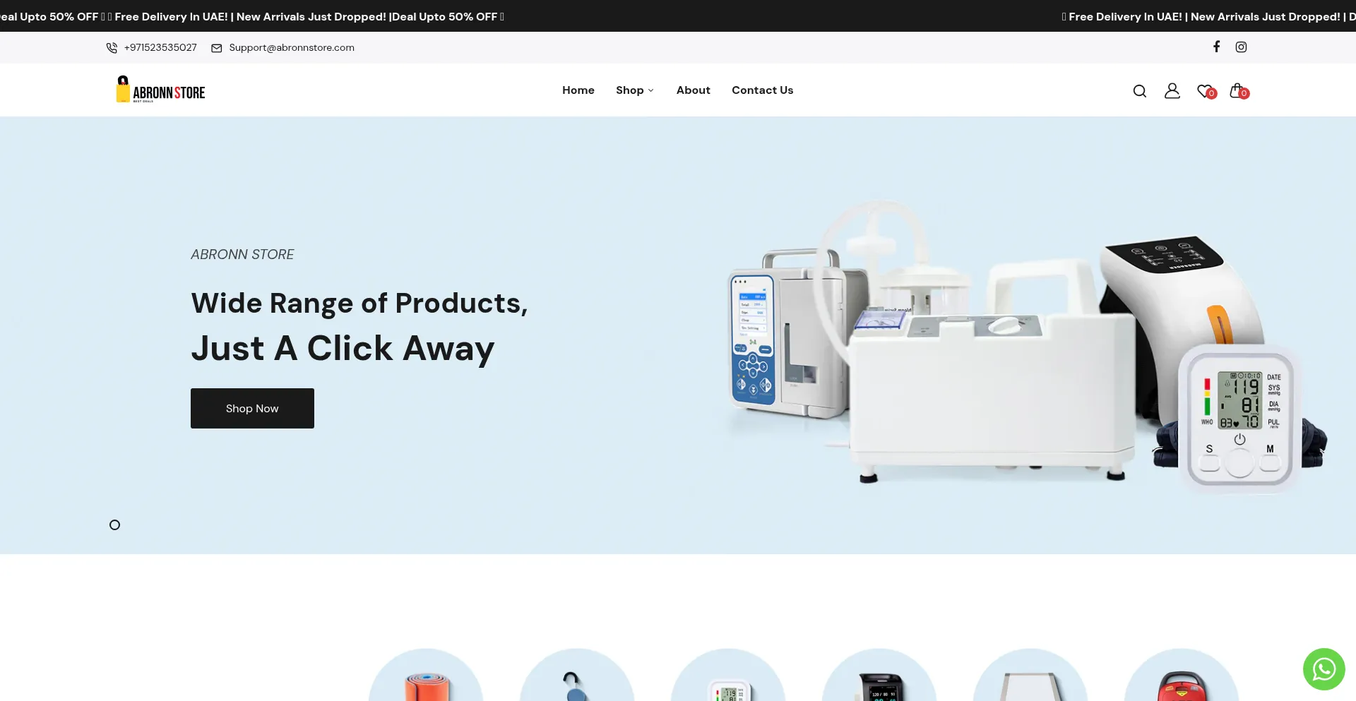 Abronnstore.com Screenshot