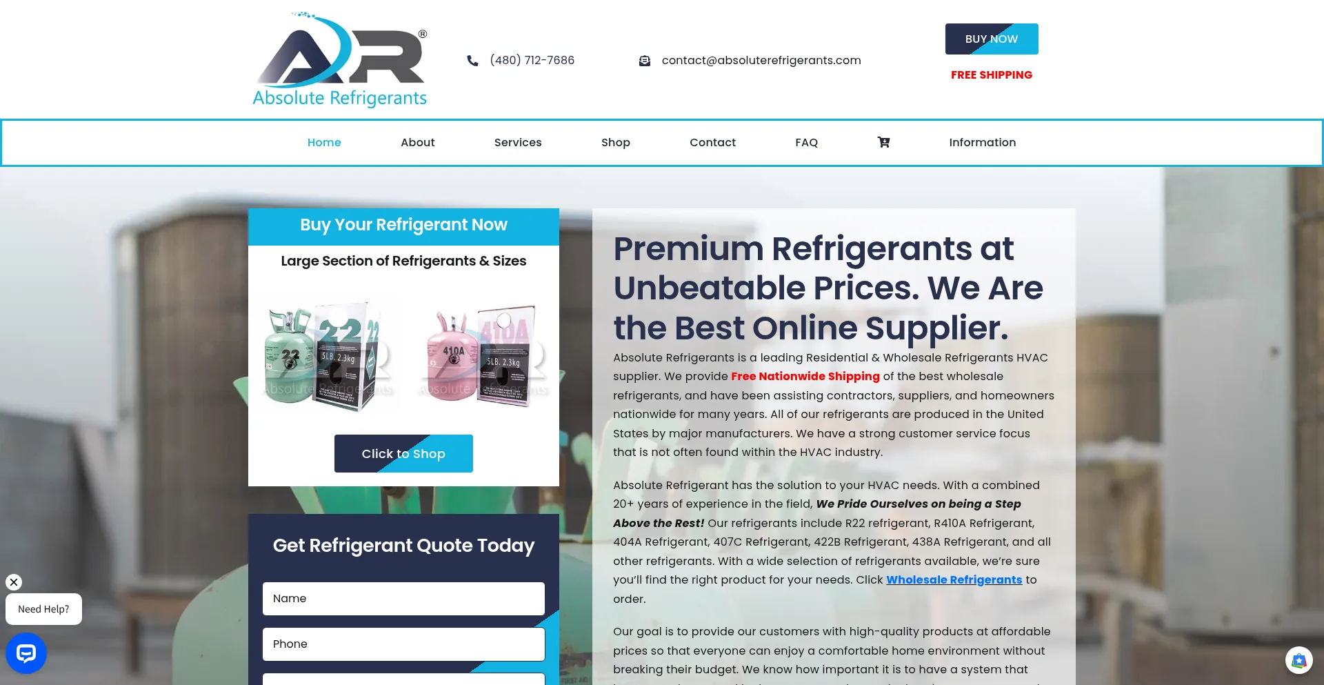 Absoluterefrigerants.com