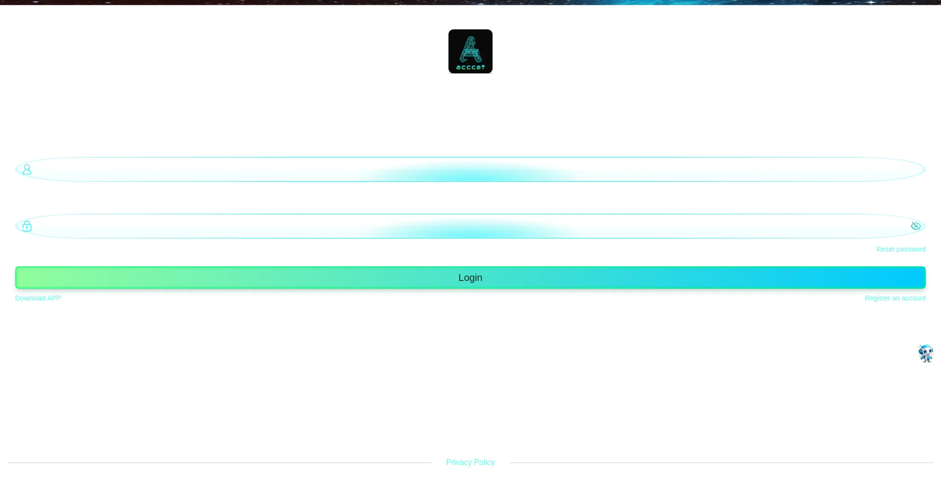 Website screenshot of Acccat.com