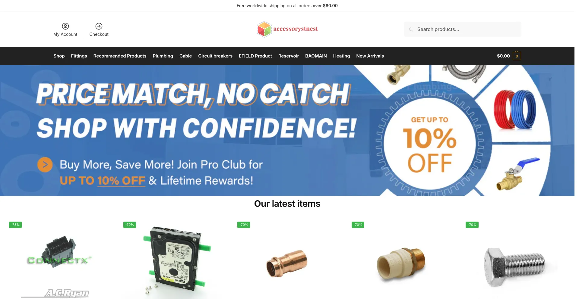 Accessorystnest.com Screenshot