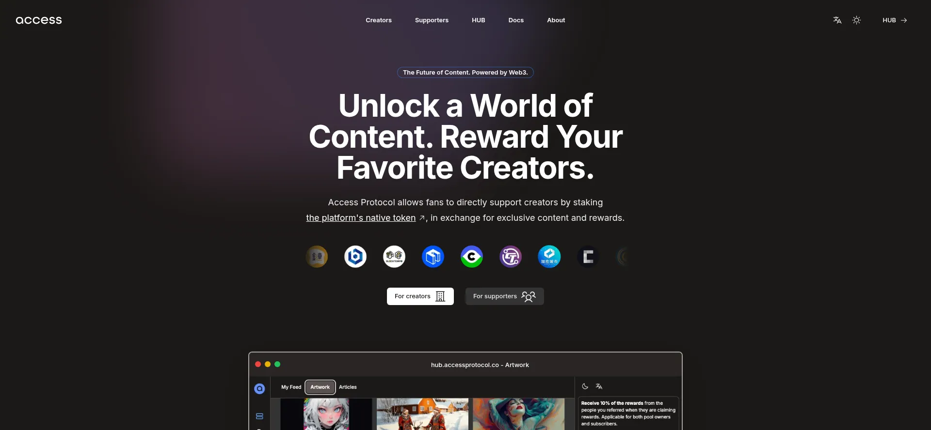Website screenshot of Accessprotocol.co