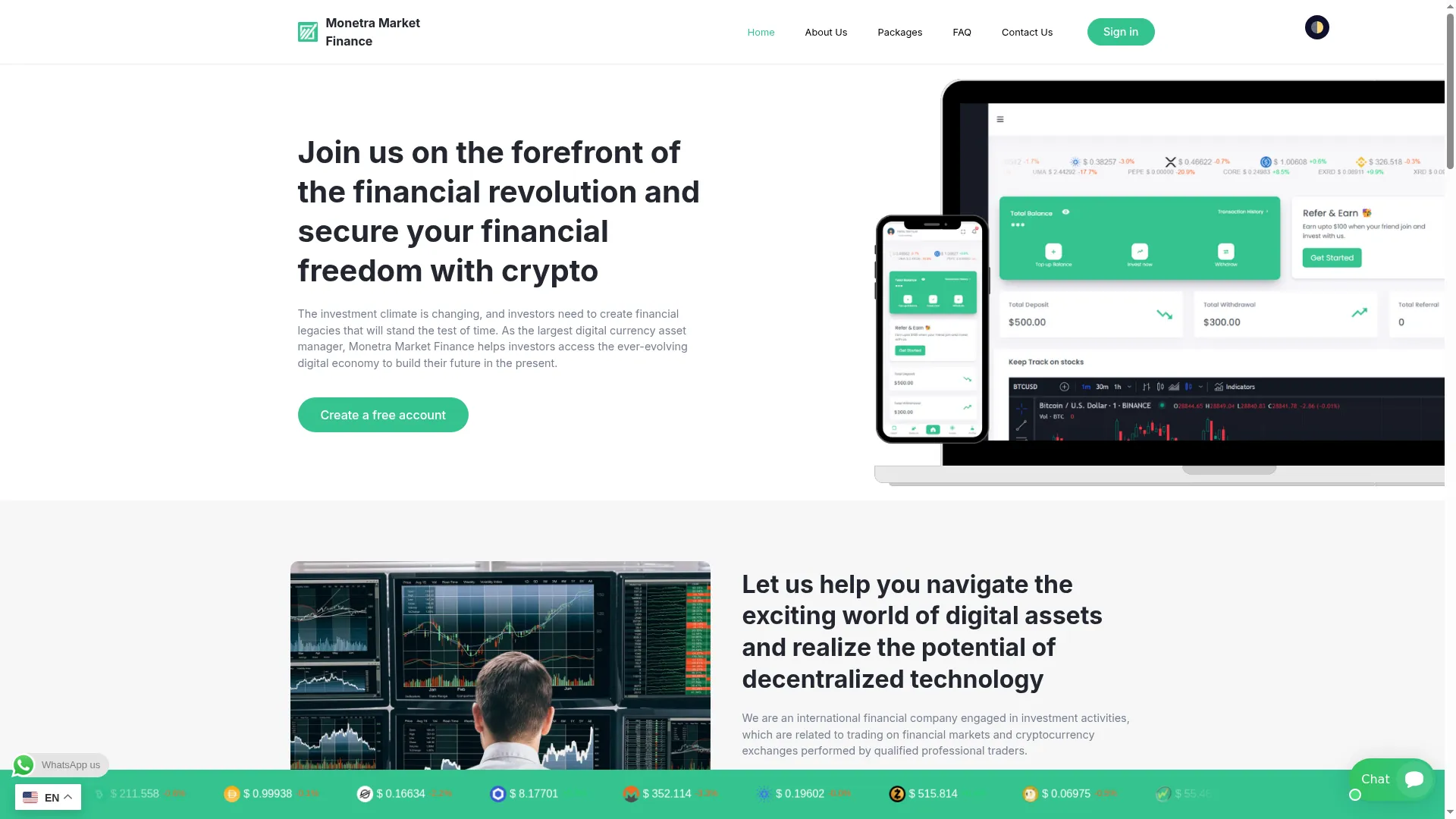 Account.monetramarketfinance.com