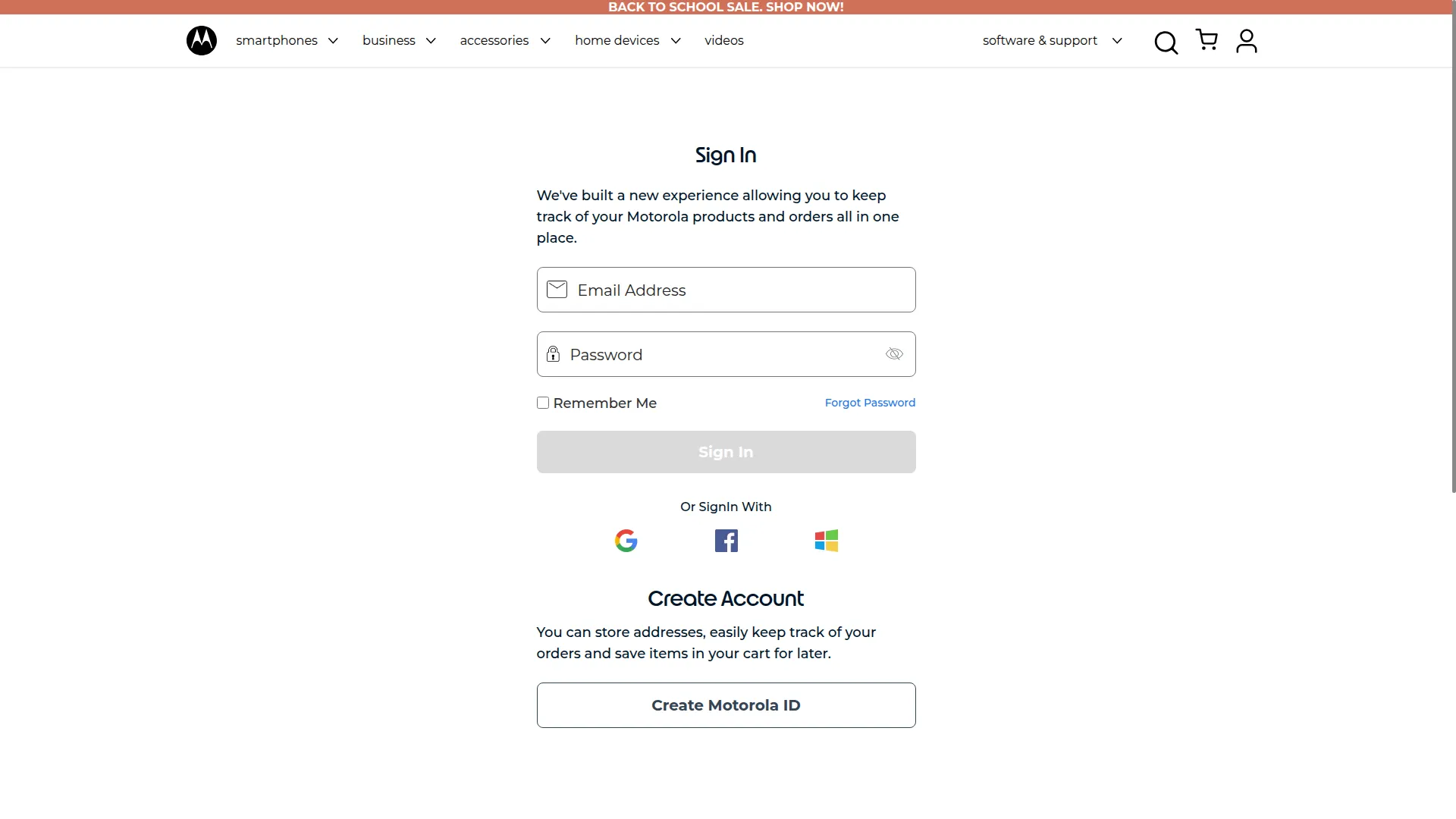 Account.motorola.com
