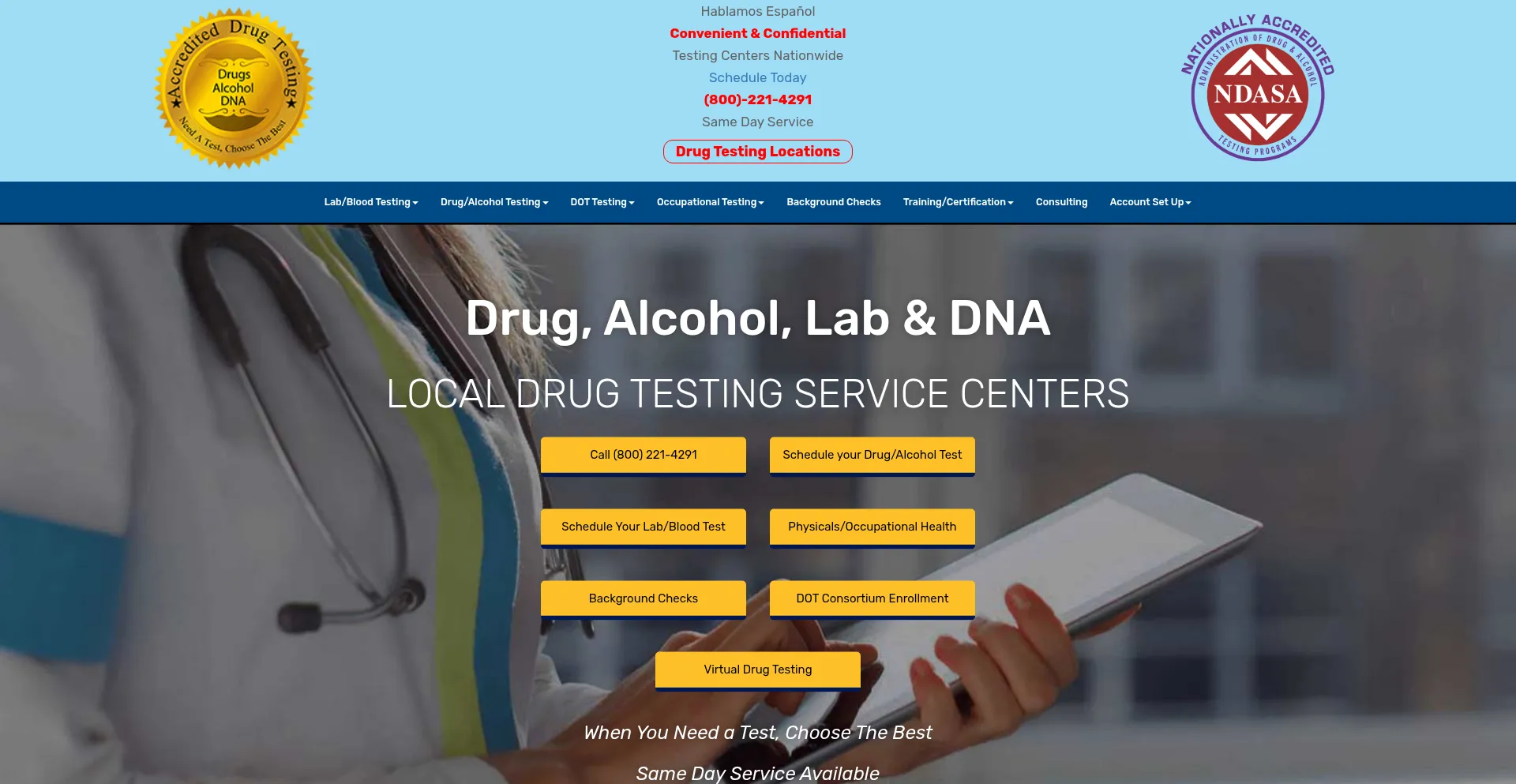 Is Accrediteddrugtesting.com Safe?