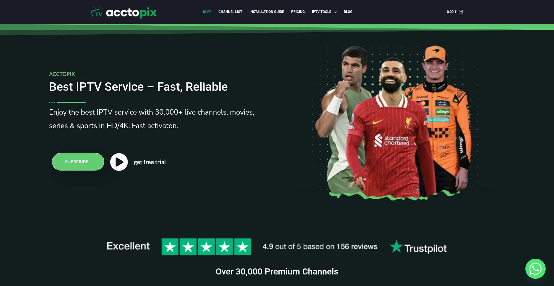 Acctopix.com Screenshot