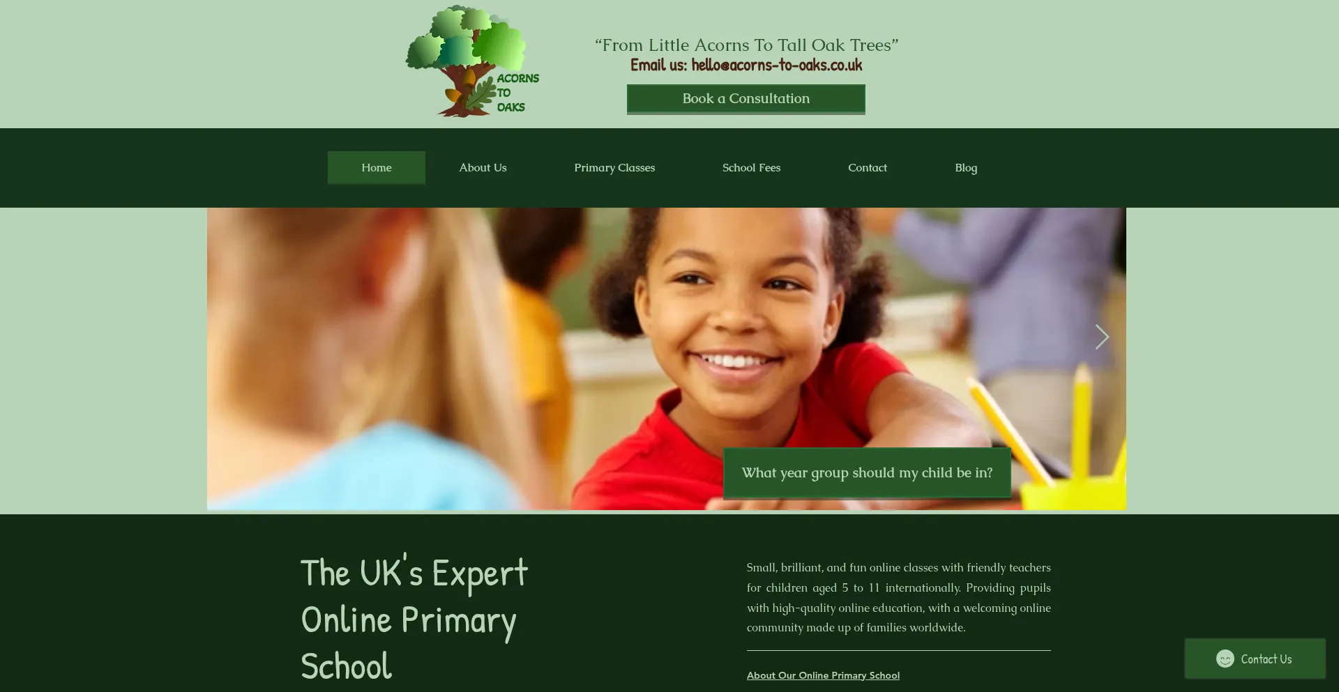 Acorns-to-oaks.co.uk