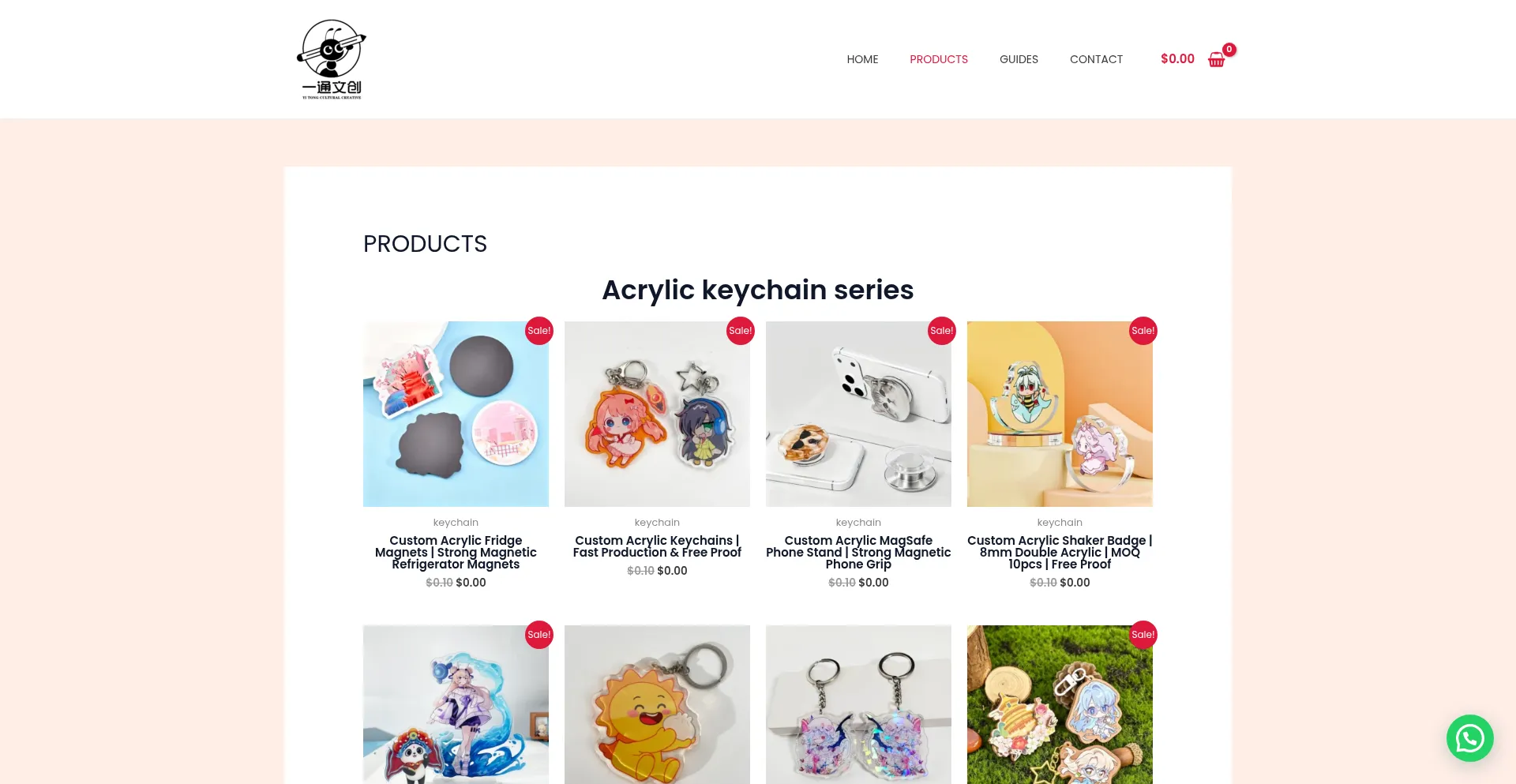 Acryliccharmsfactory.com