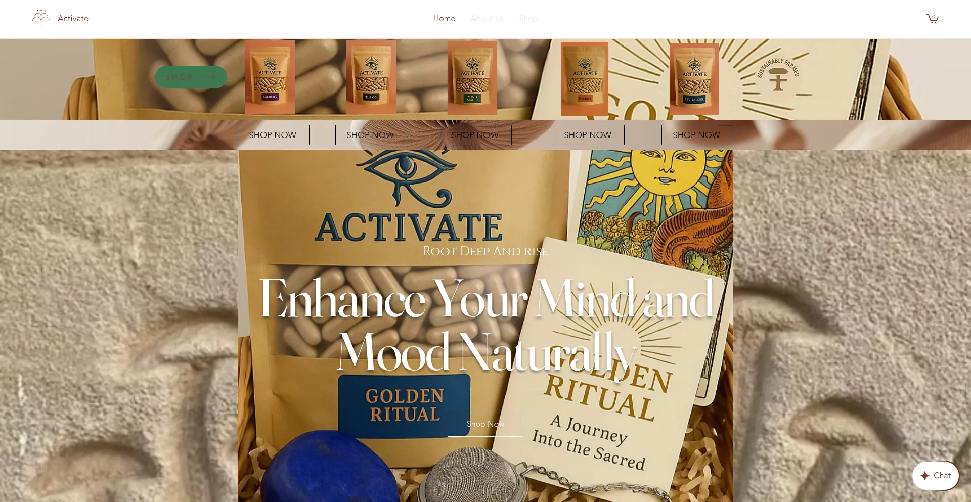 Activatemushrooms.com Screenshot