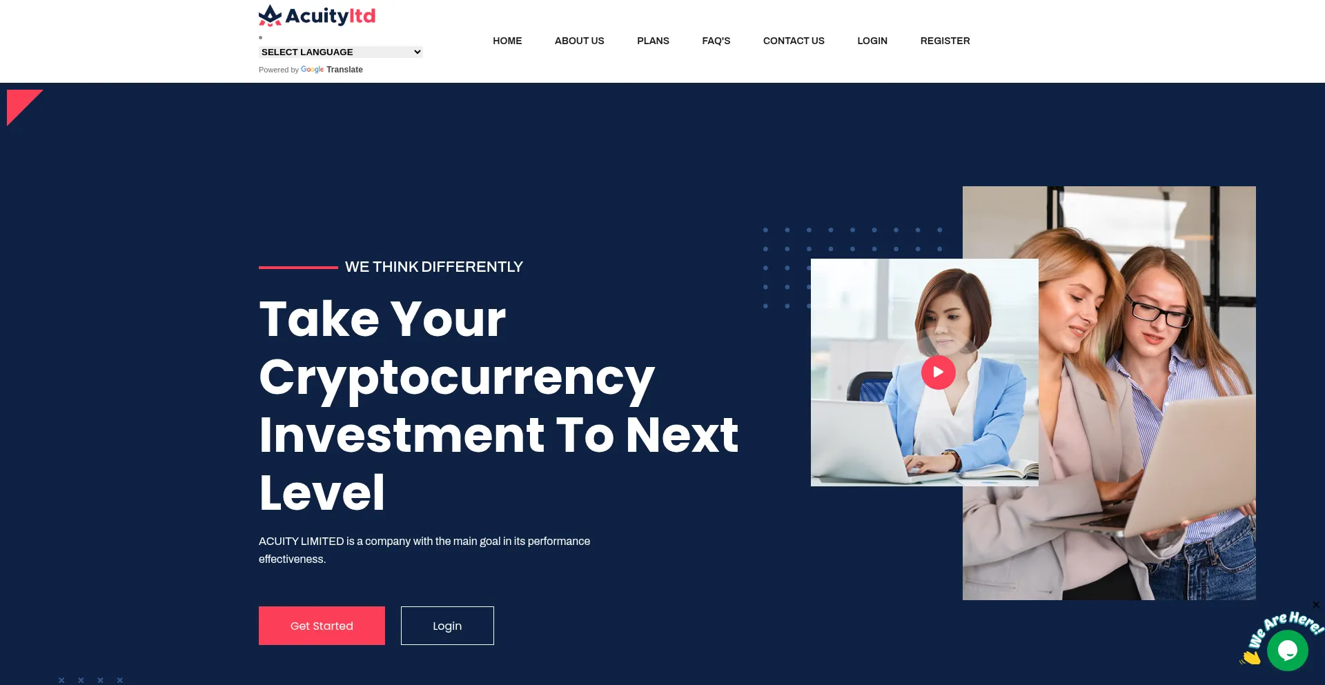 Website screenshot of Acuitylimited.com