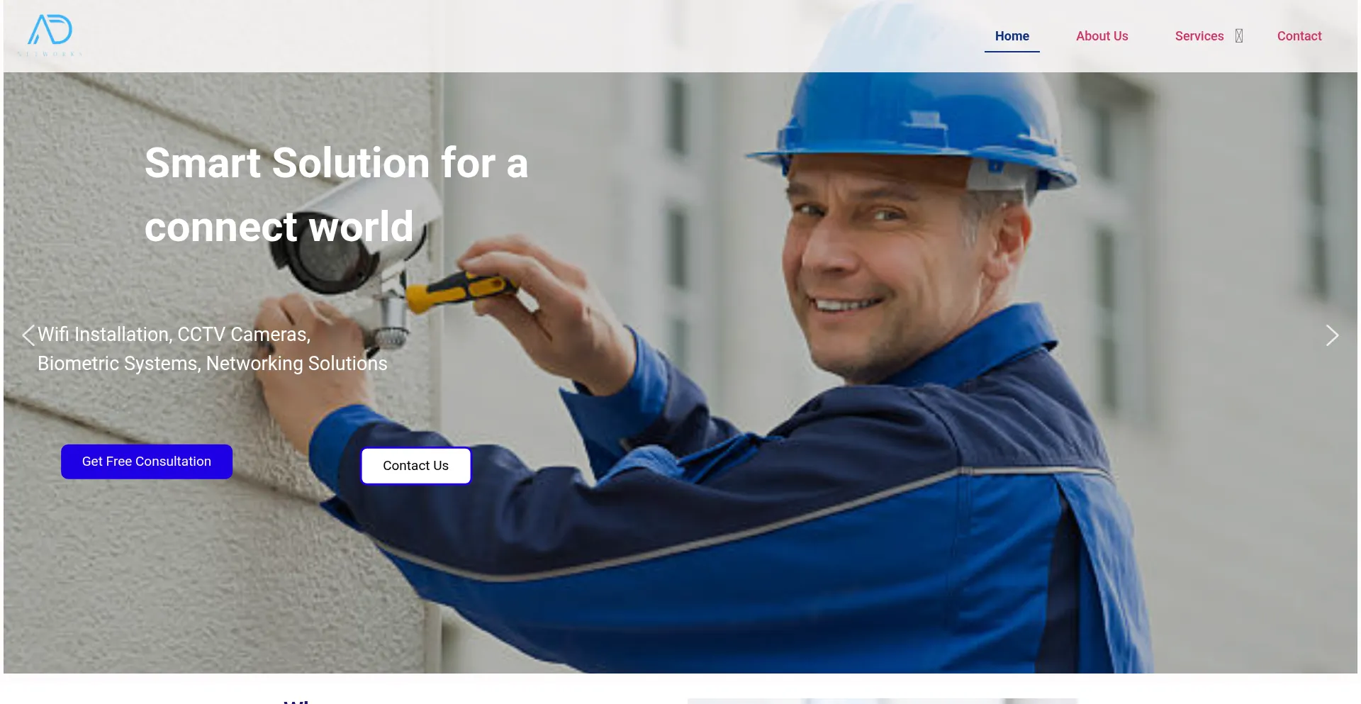 Website screenshot of Ad-networks.co.in