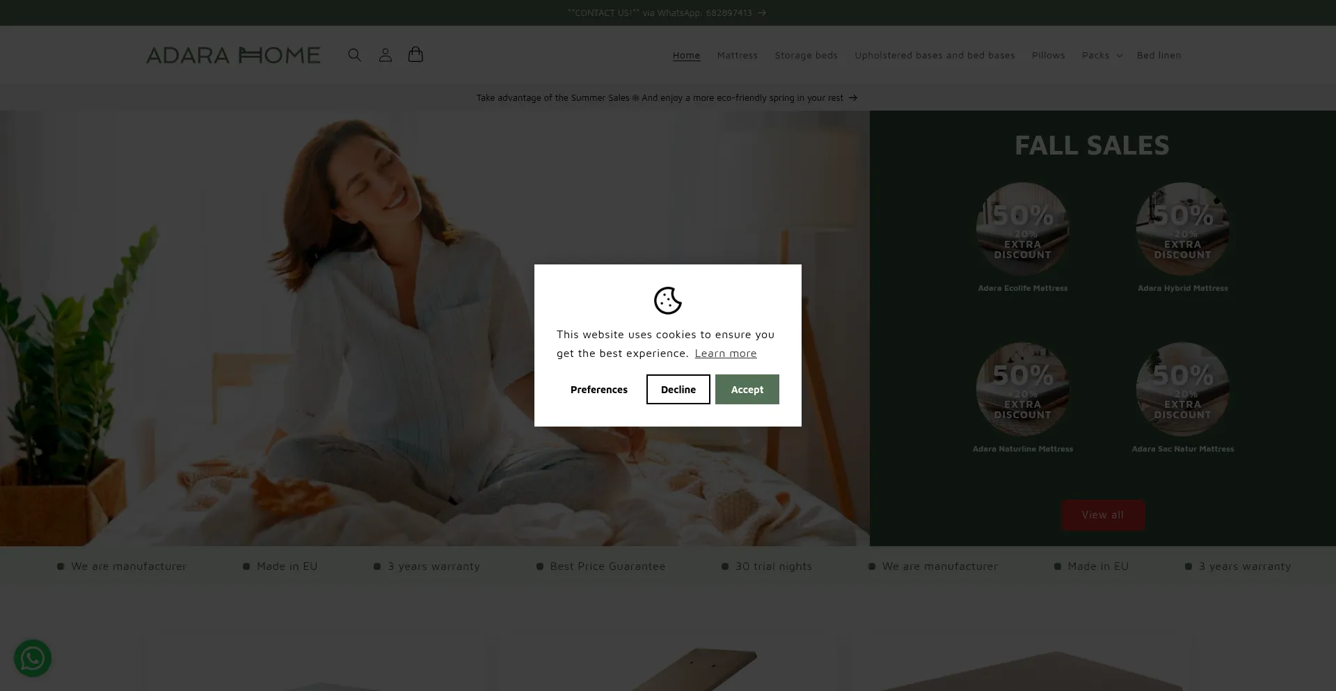 Adarahome.com Screenshot